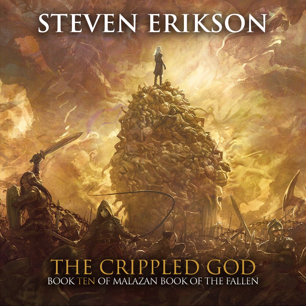 Audiobook cover for The crippled god