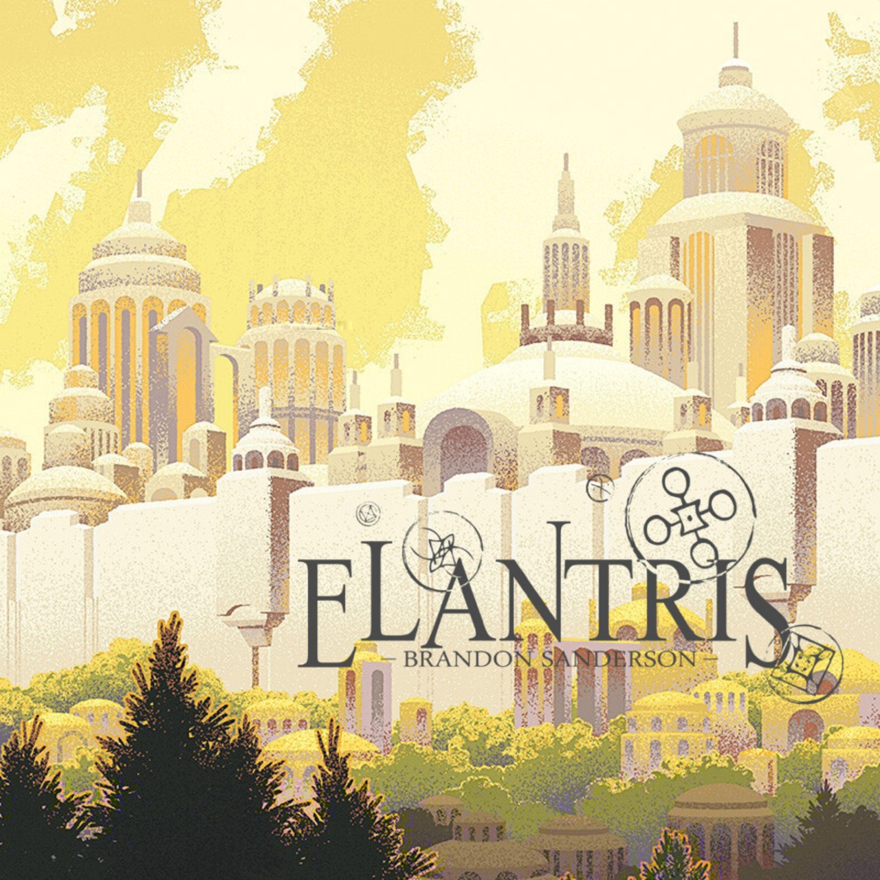 Audiobook cover for Elantris