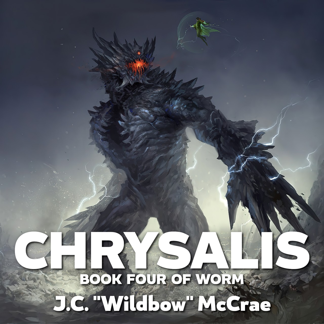 Audiobook cover for Worm