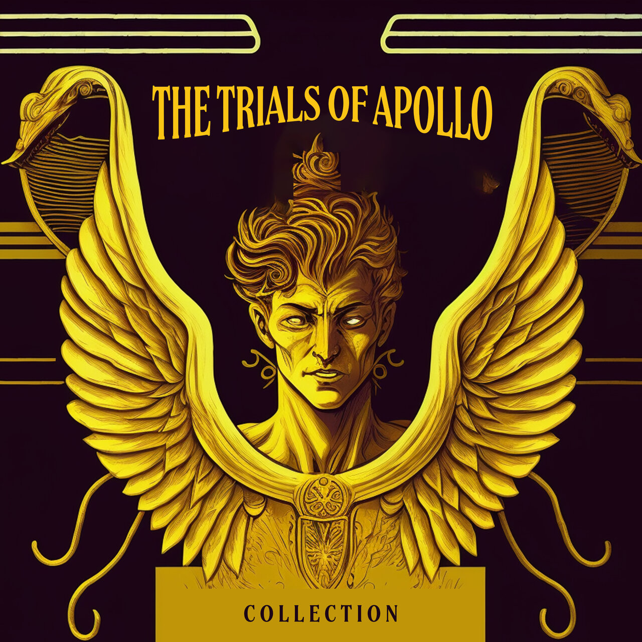Audiobook cover for Rick Riordan The Trials of Apollo Collection 4 Books Set