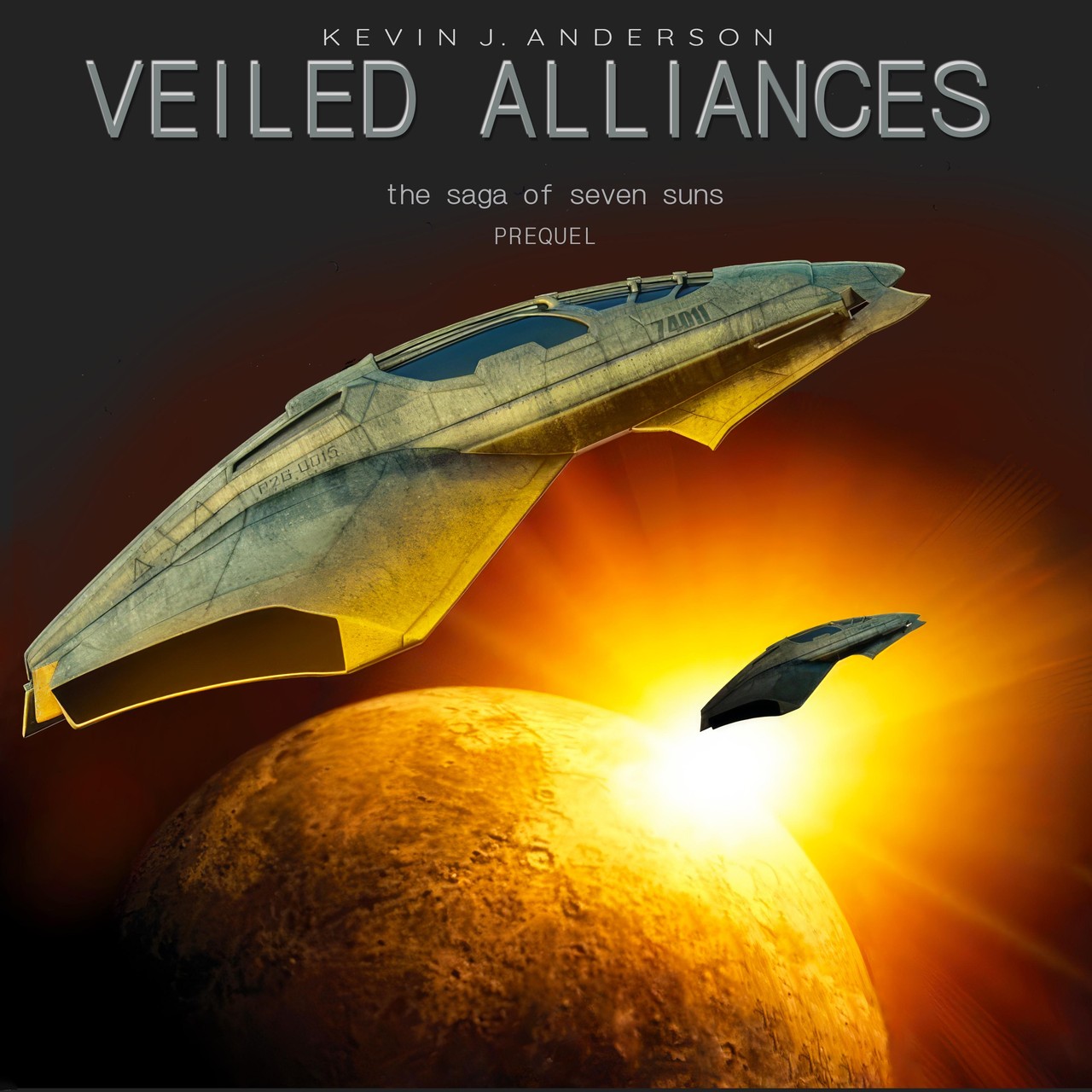 Audiobook cover for Veiled Alliances (The Saga of Seven Suns)