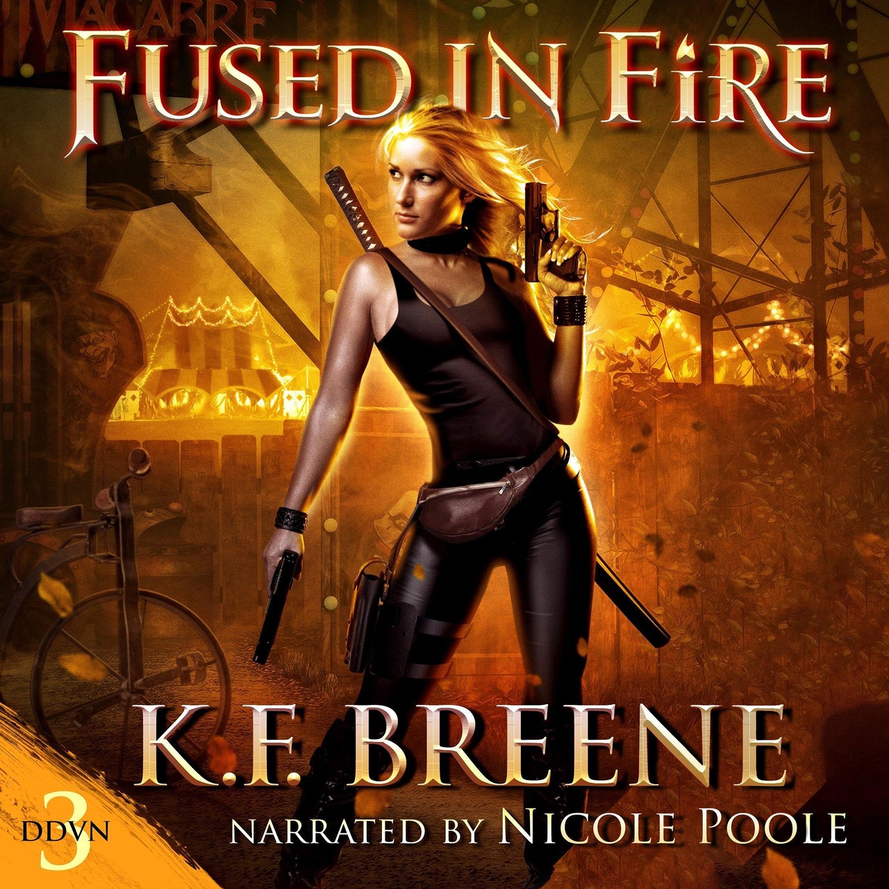 Audiobook cover for Fused in Fire