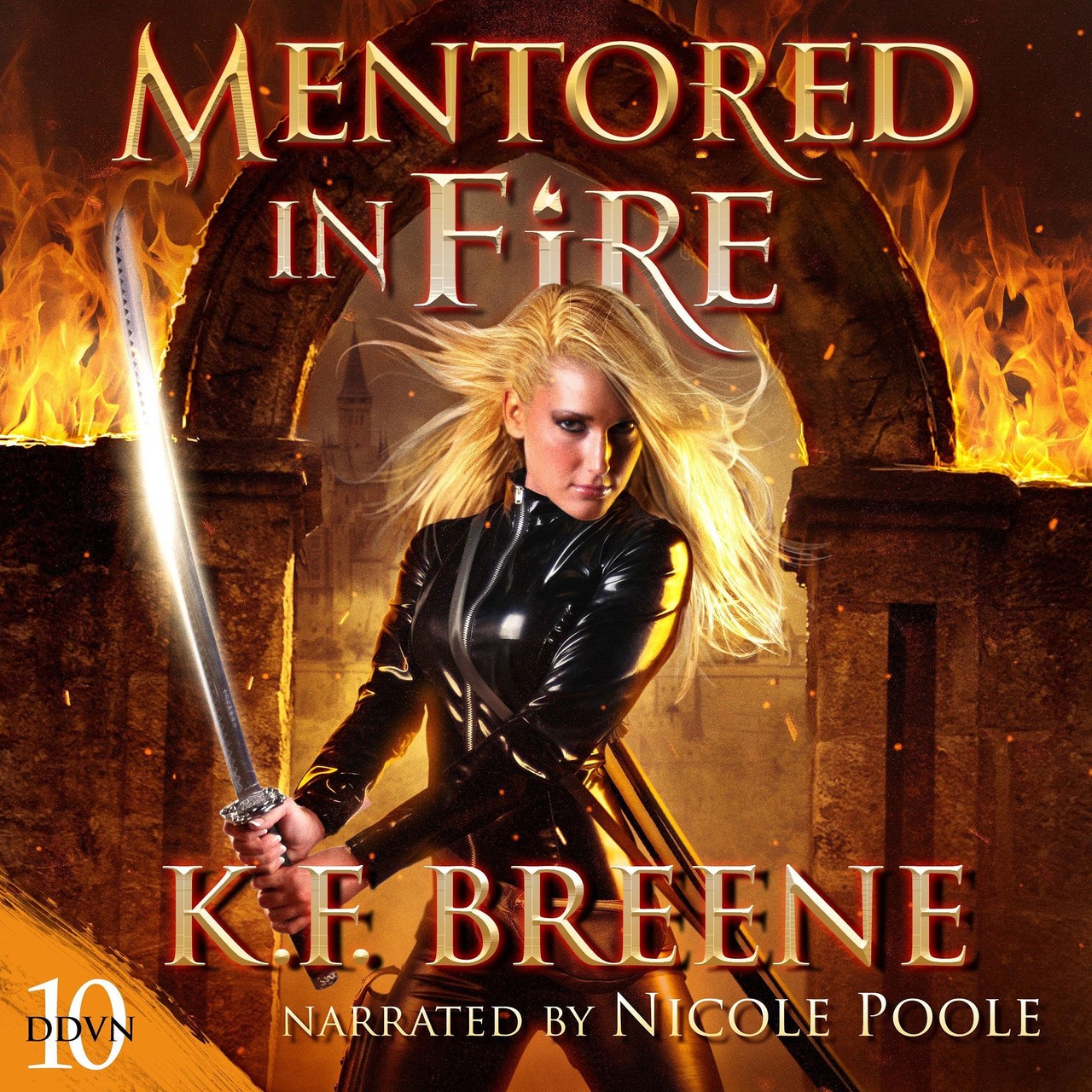 Audiobook cover for Mentored in Fire