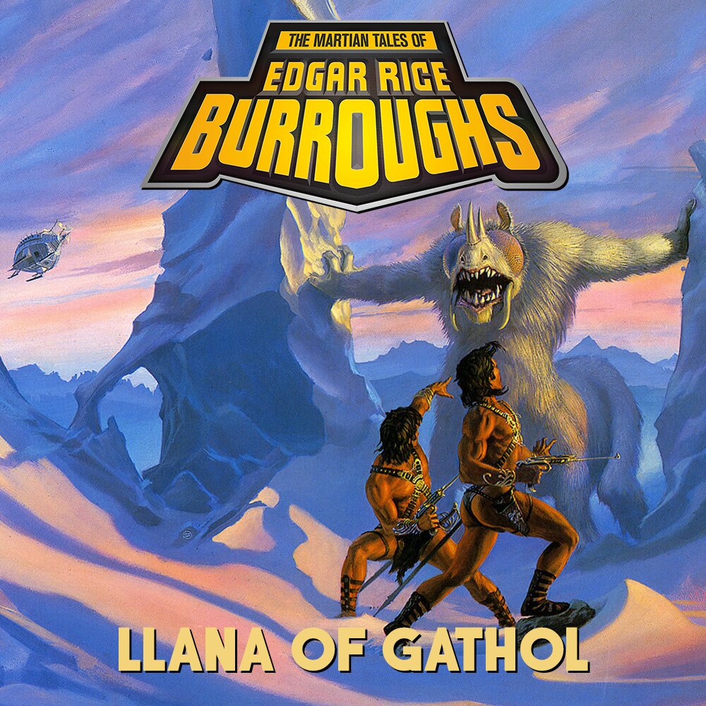 Audiobook cover for Llana of Gathol (Mars #10)