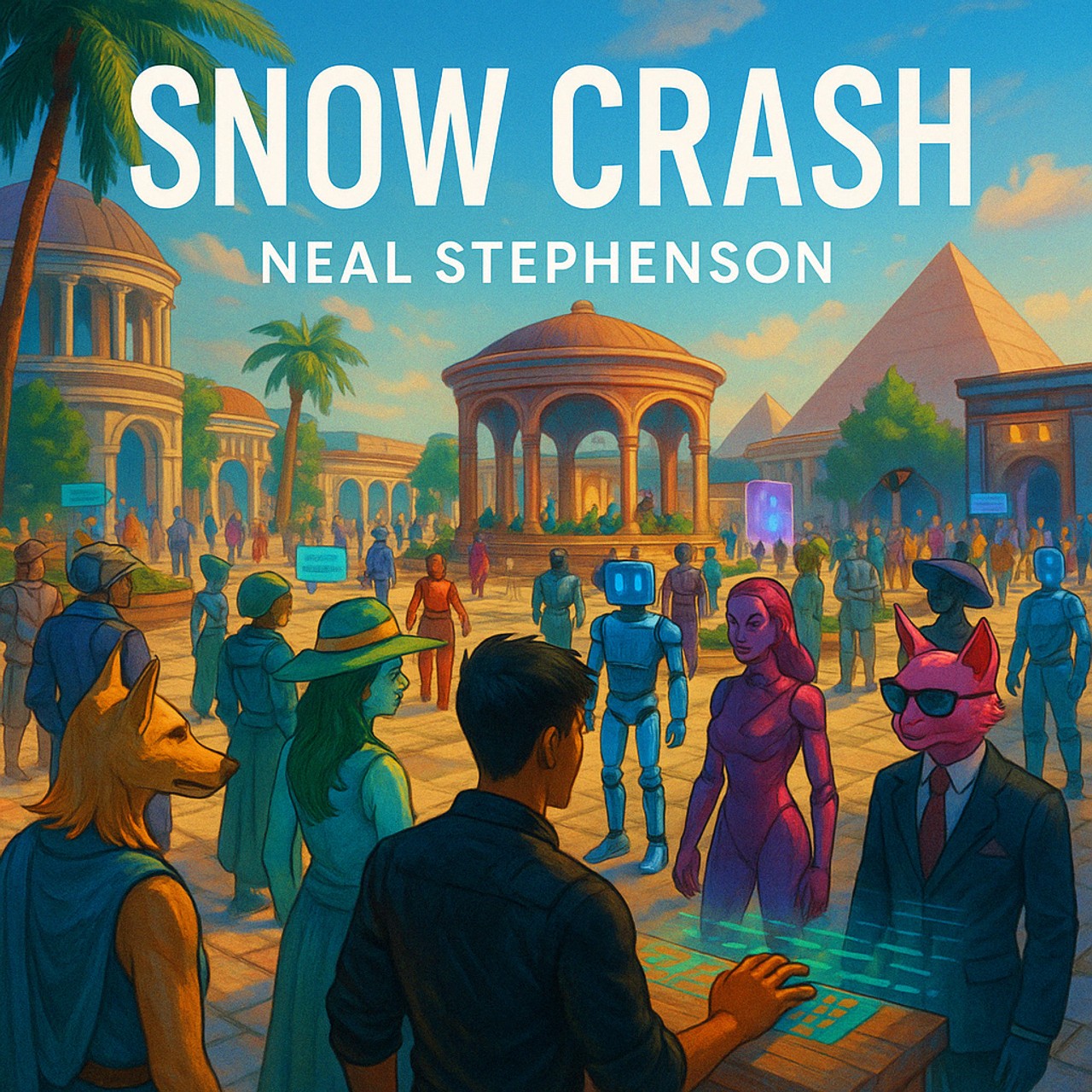 Audiobook cover for Snow Crash