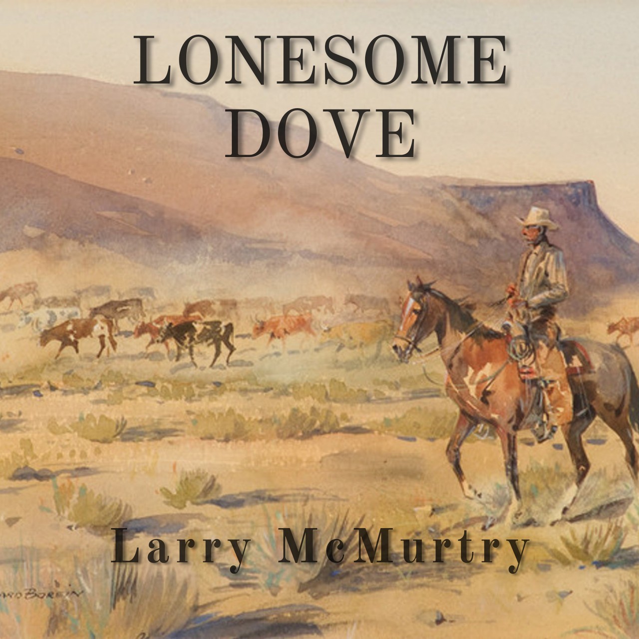Audiobook cover for Lonesome Dove