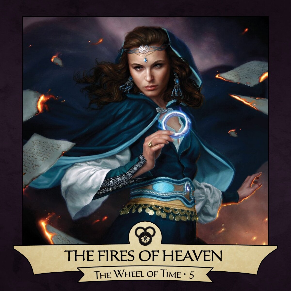 Audiobook cover for The Fires of Heaven: (The Wheel of Time, Book 5)