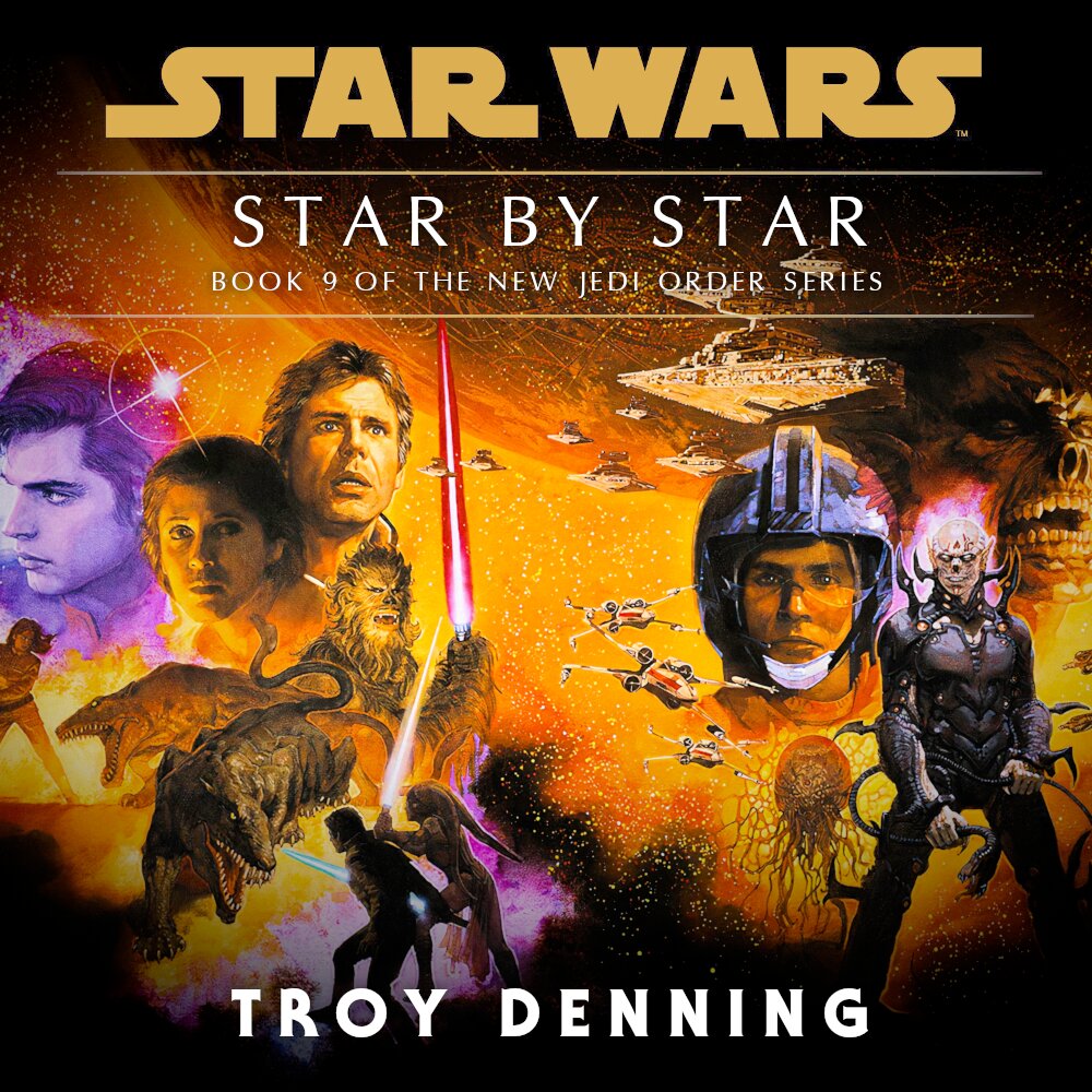 Audiobook cover for Star Wars - The New Jedi Order - Star by Star