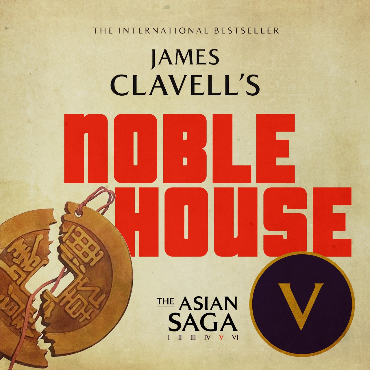 Audiobook cover for James Clavell's Noble house