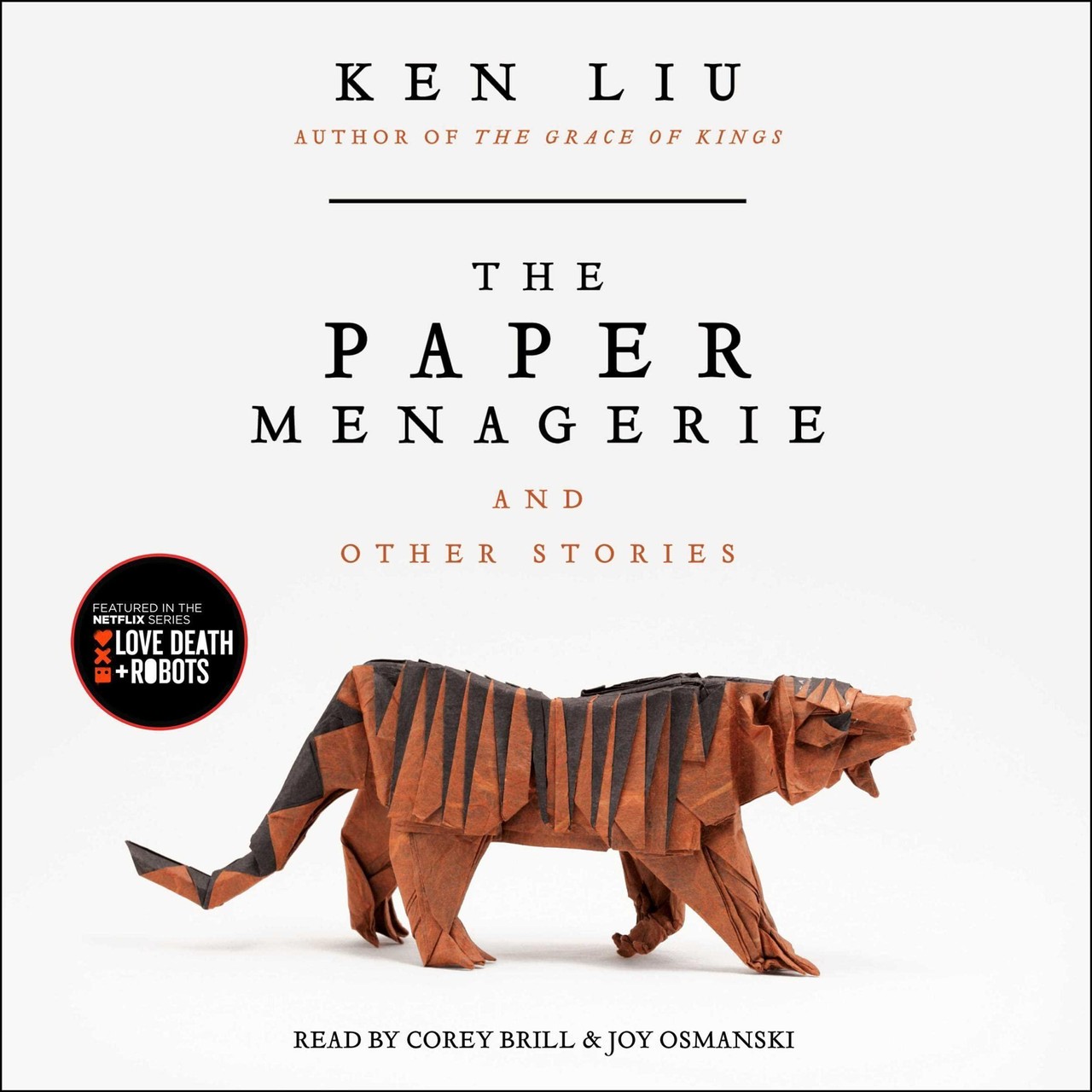 Audiobook cover for The Paper Menagerie and Other Stories