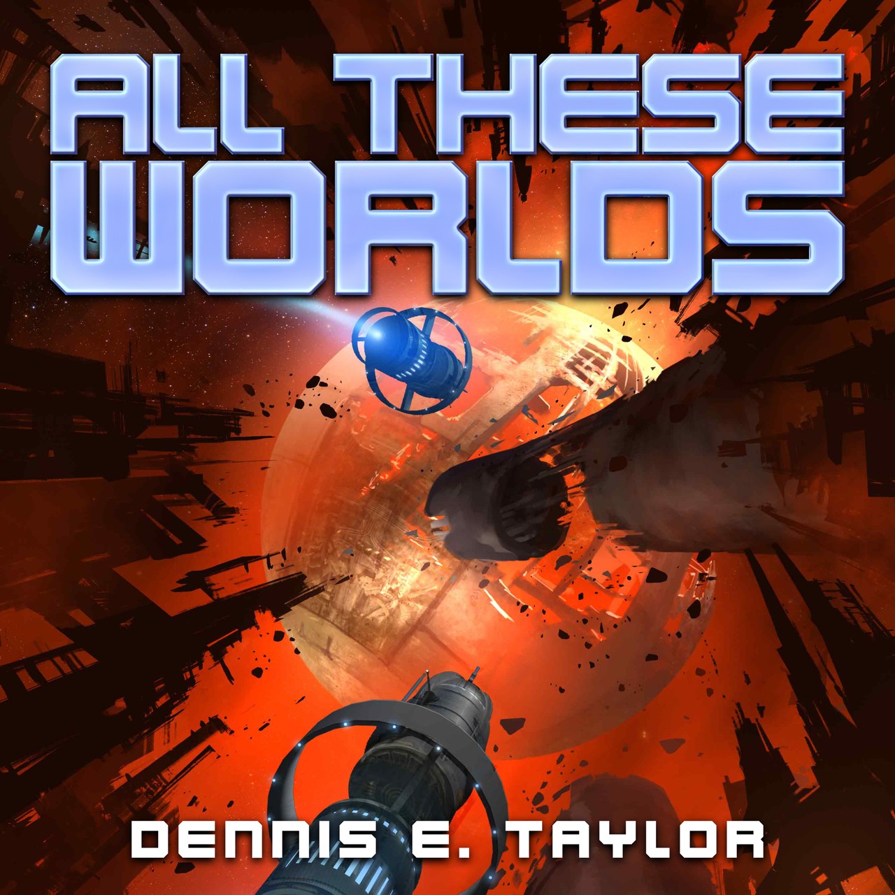 Audiobook cover for All These Worlds