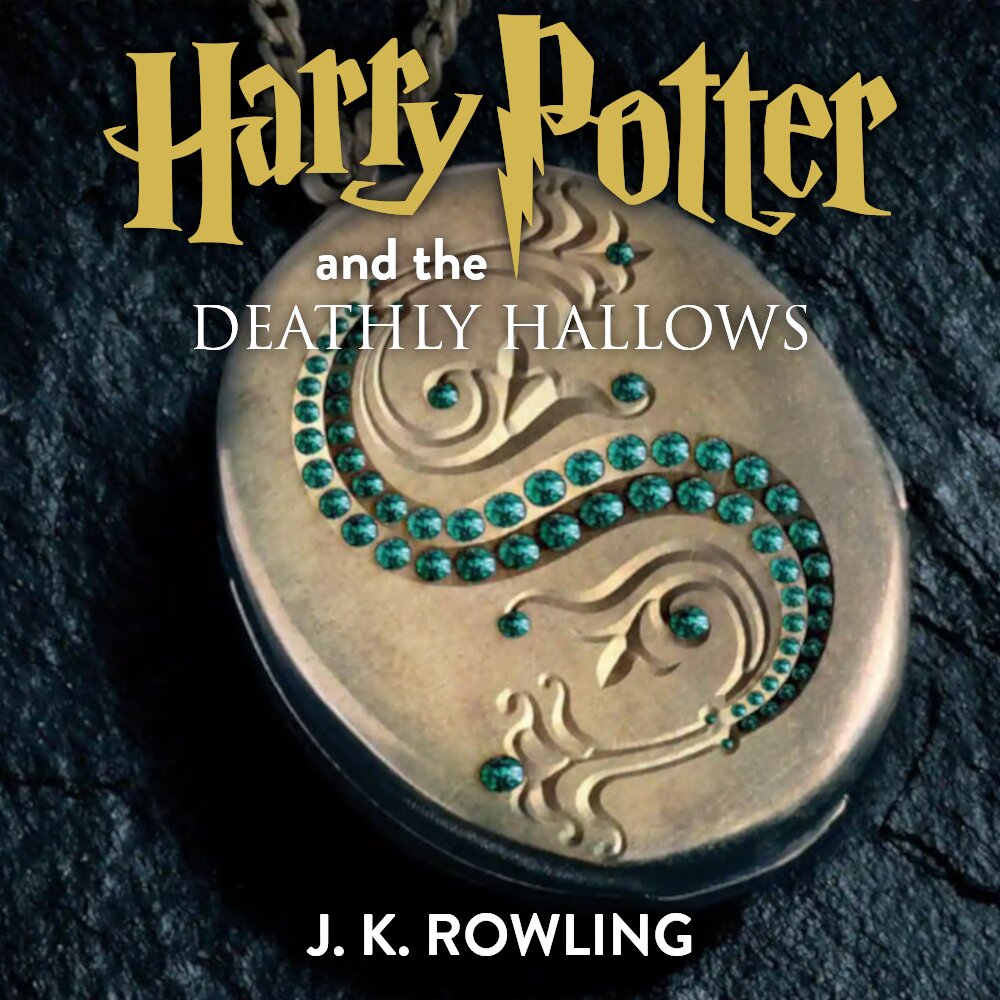 Audiobook cover for Harry Potter and the Deathly Hallows