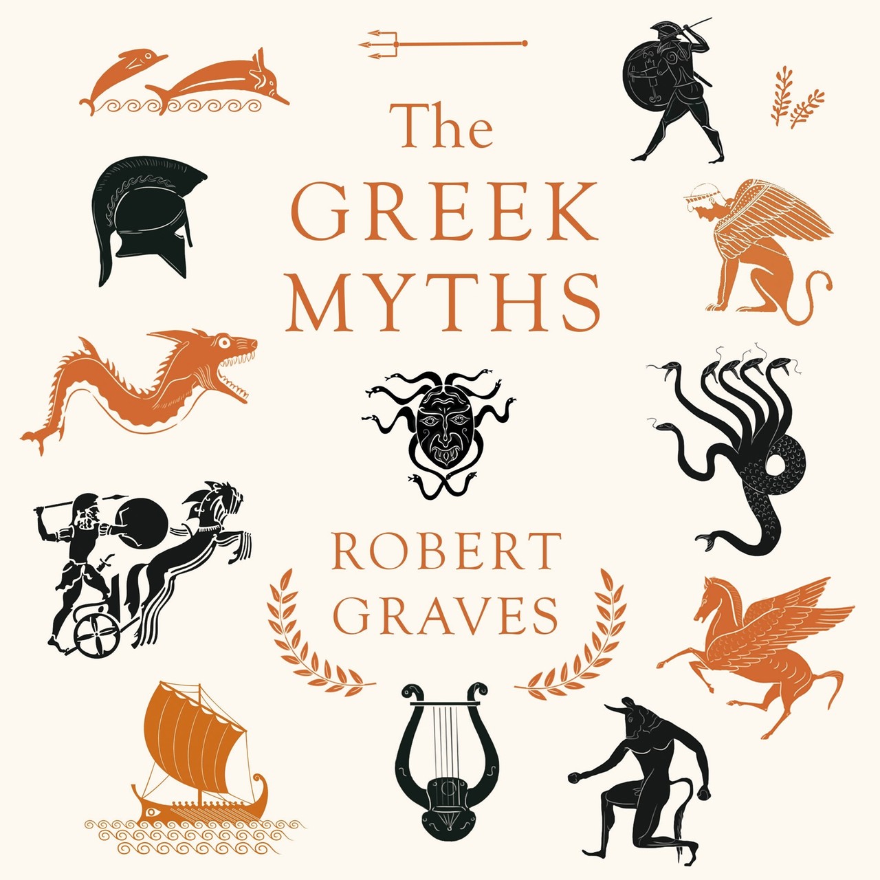 Audiobook cover for The Greek myths