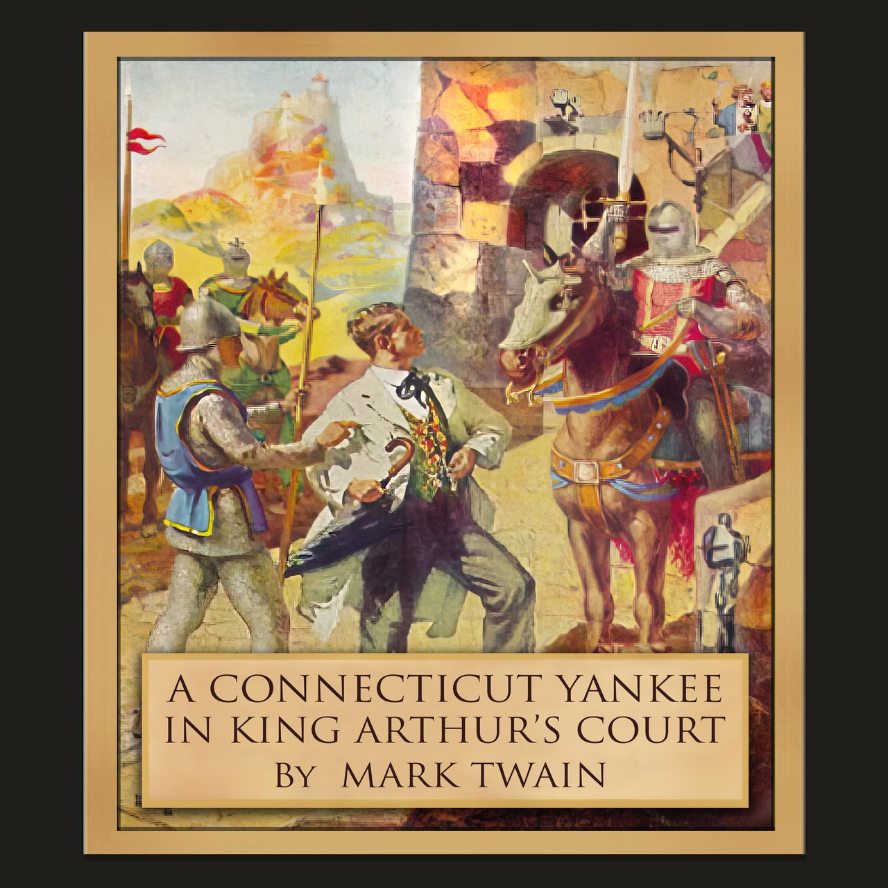 Audiobook cover for A Connecticut Yankee in King Arthur's Court