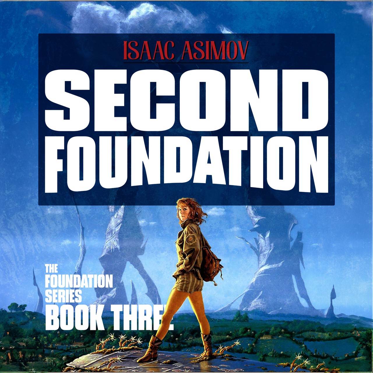 Audiobook cover for Second Foundation