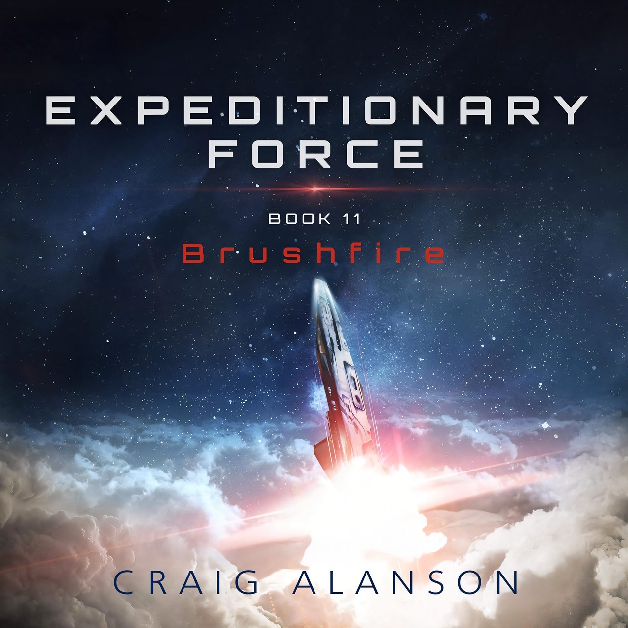 Audiobook cover for Brushfire