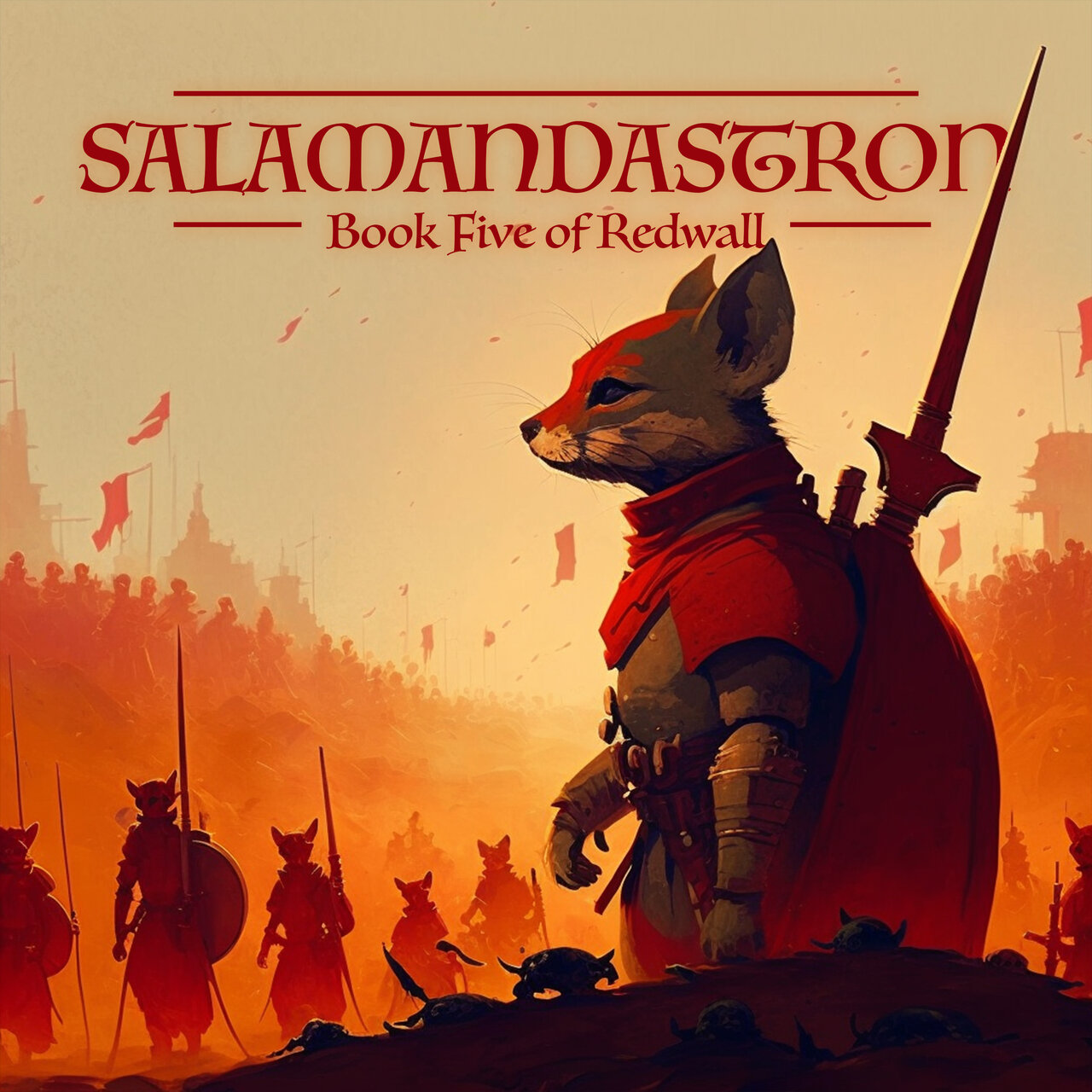 Audiobook cover for Salamandastron