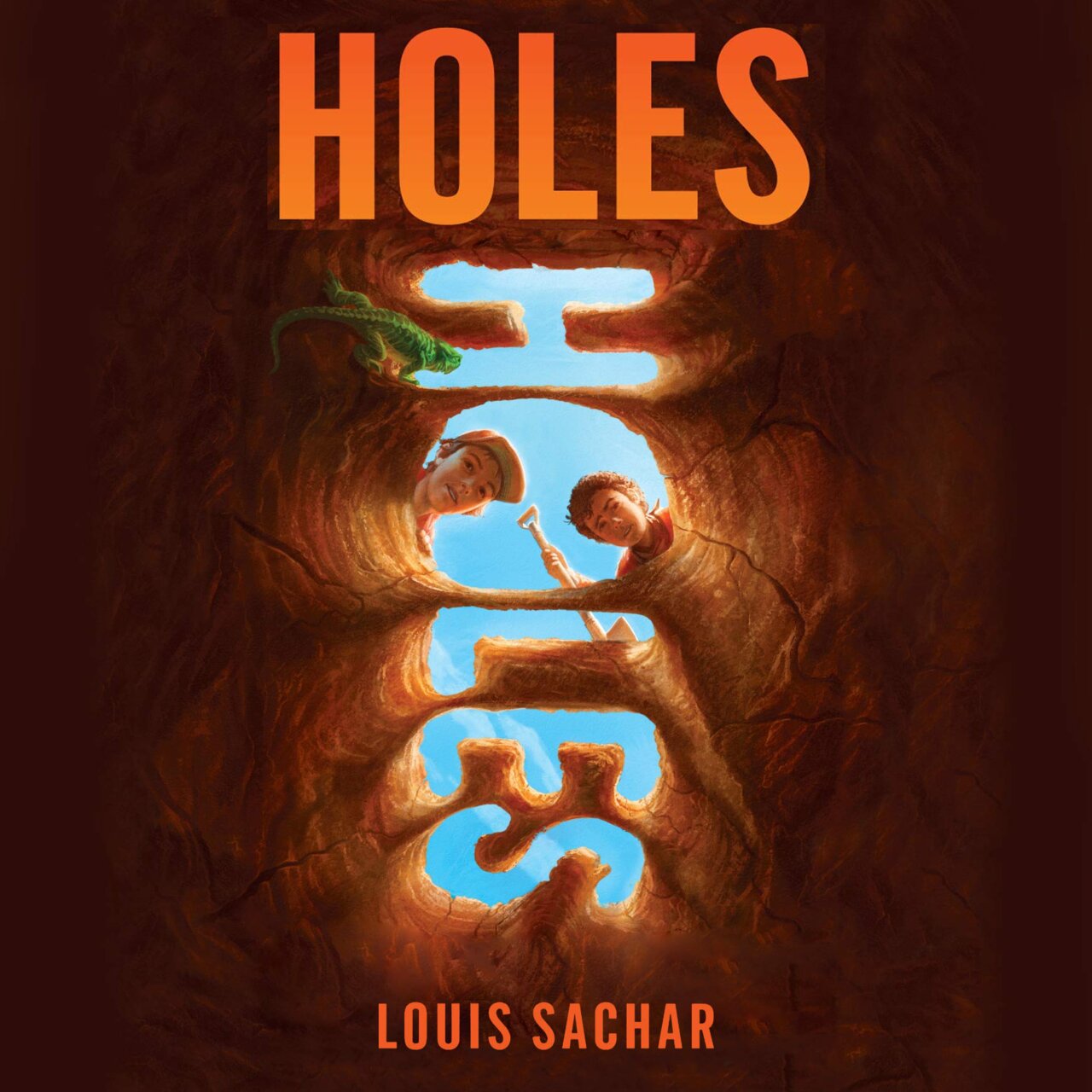 Audiobook cover for A Literature Kit For Holes By Louis Sachar