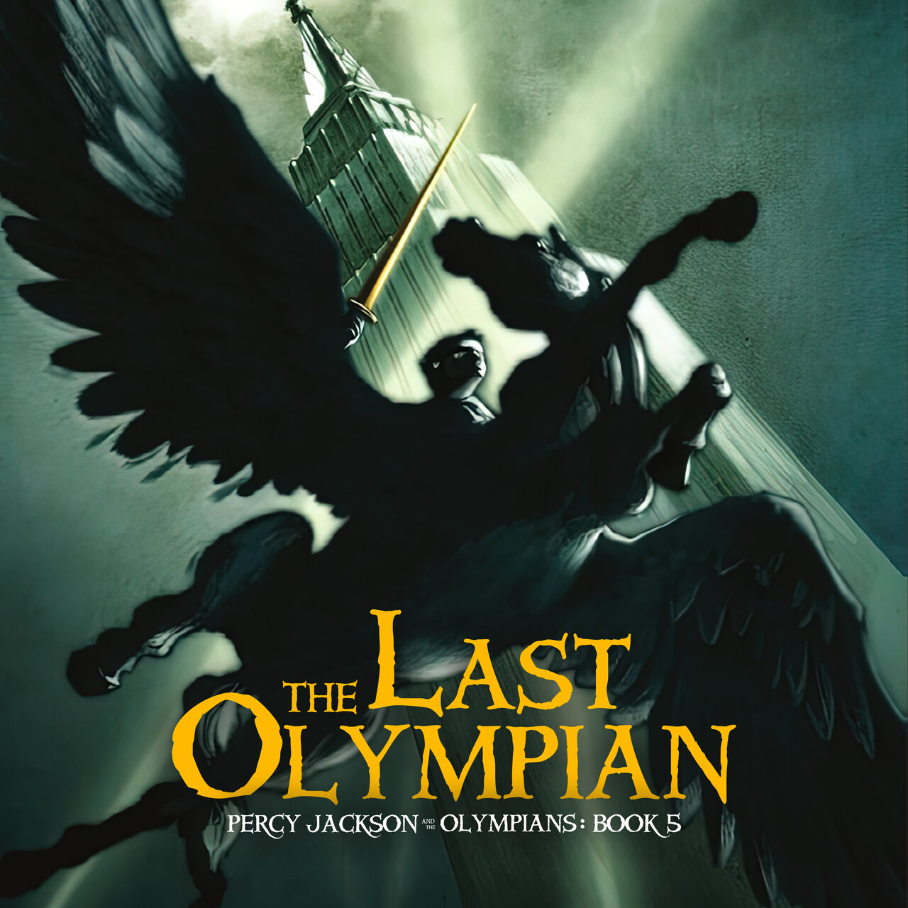 Audiobook cover for The Last Olympian