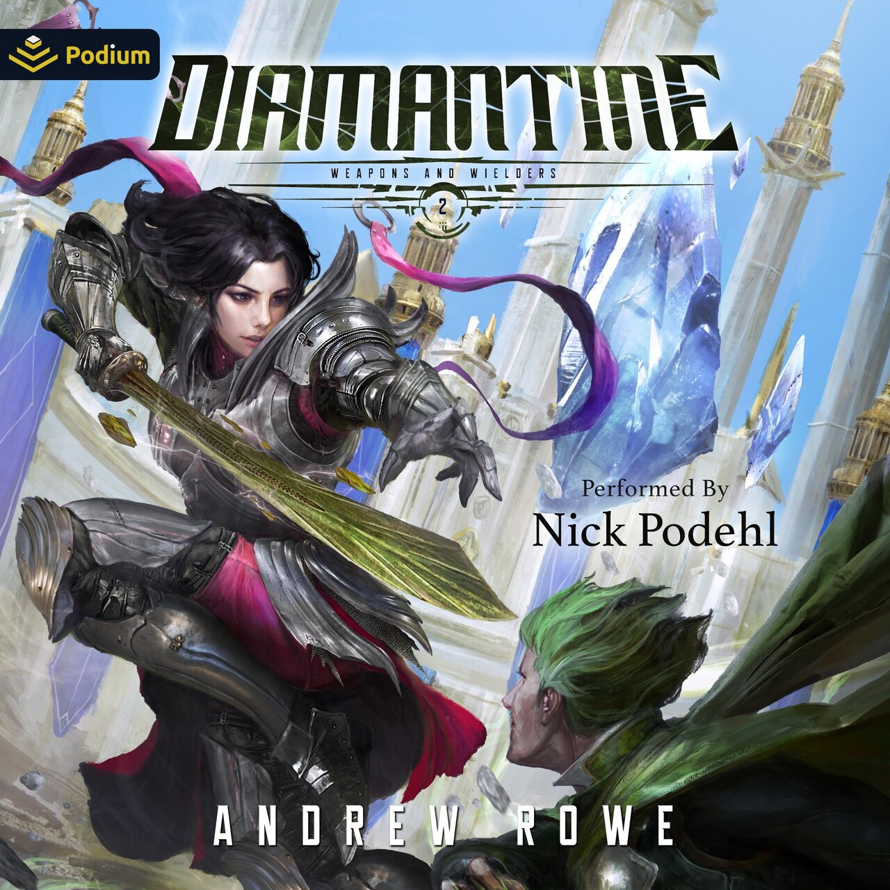 Audiobook cover for Diamantine