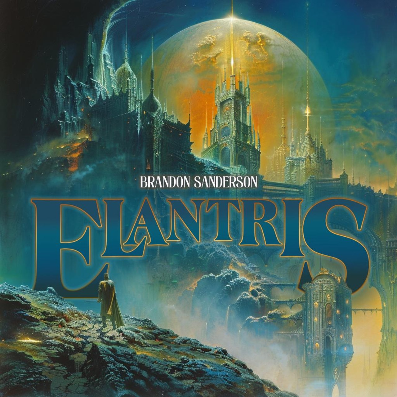 Audiobook cover for Elantris