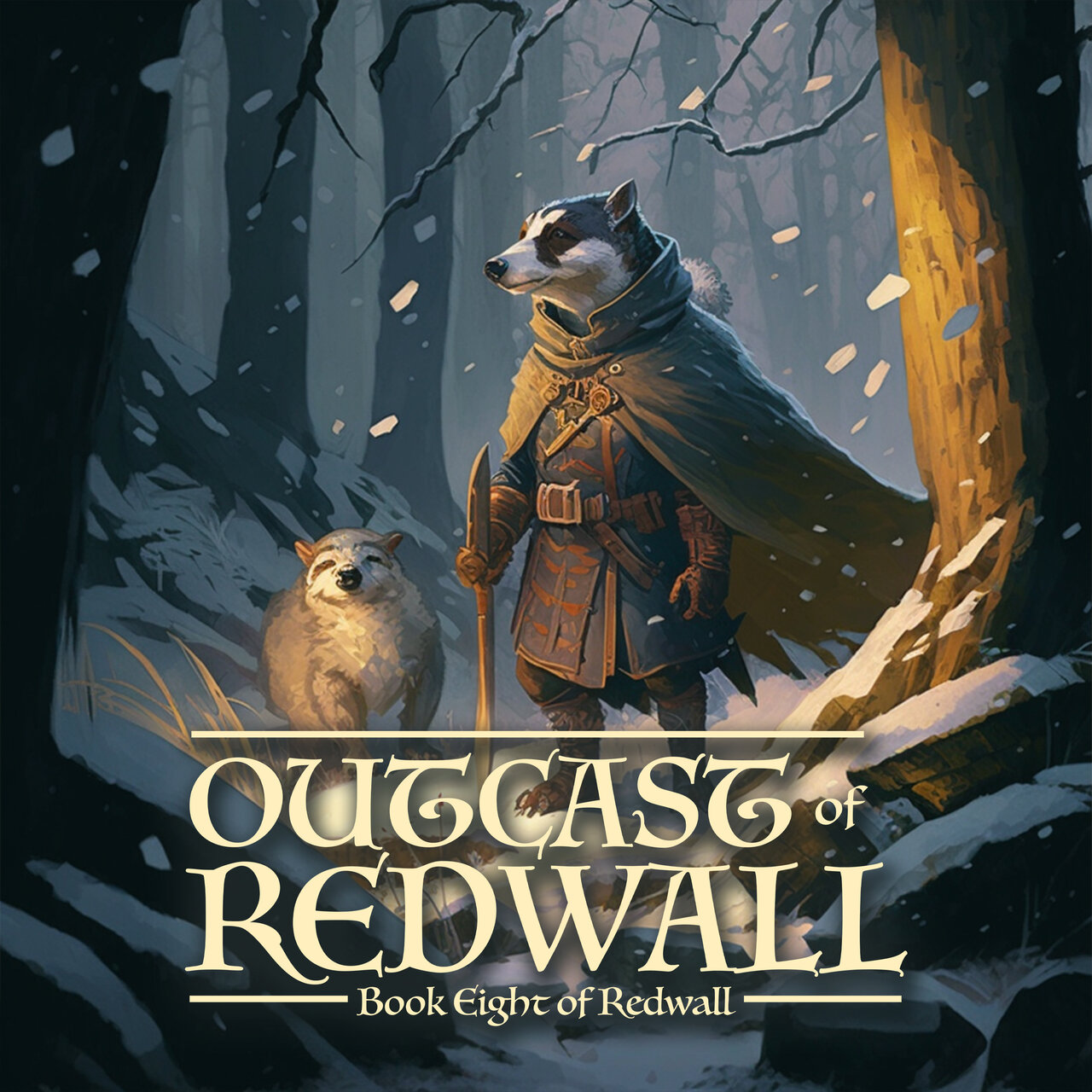 Audiobook cover for Outcast of Redwall (Redwall #8)