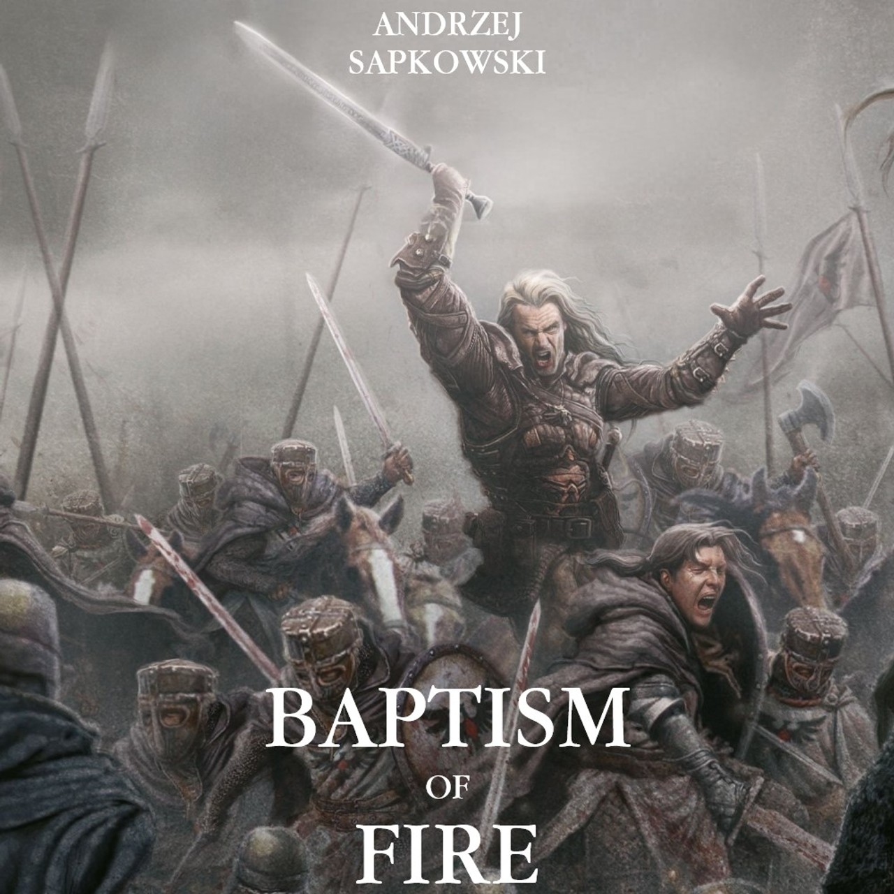 Audiobook cover for Chrzest ognia