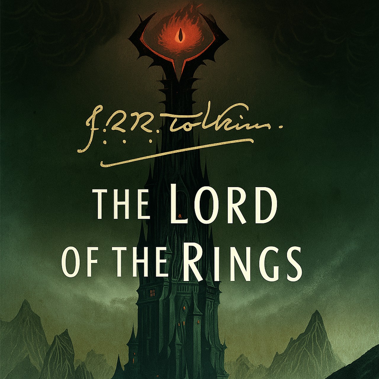 Audiobook cover for The Lord of the Rings
