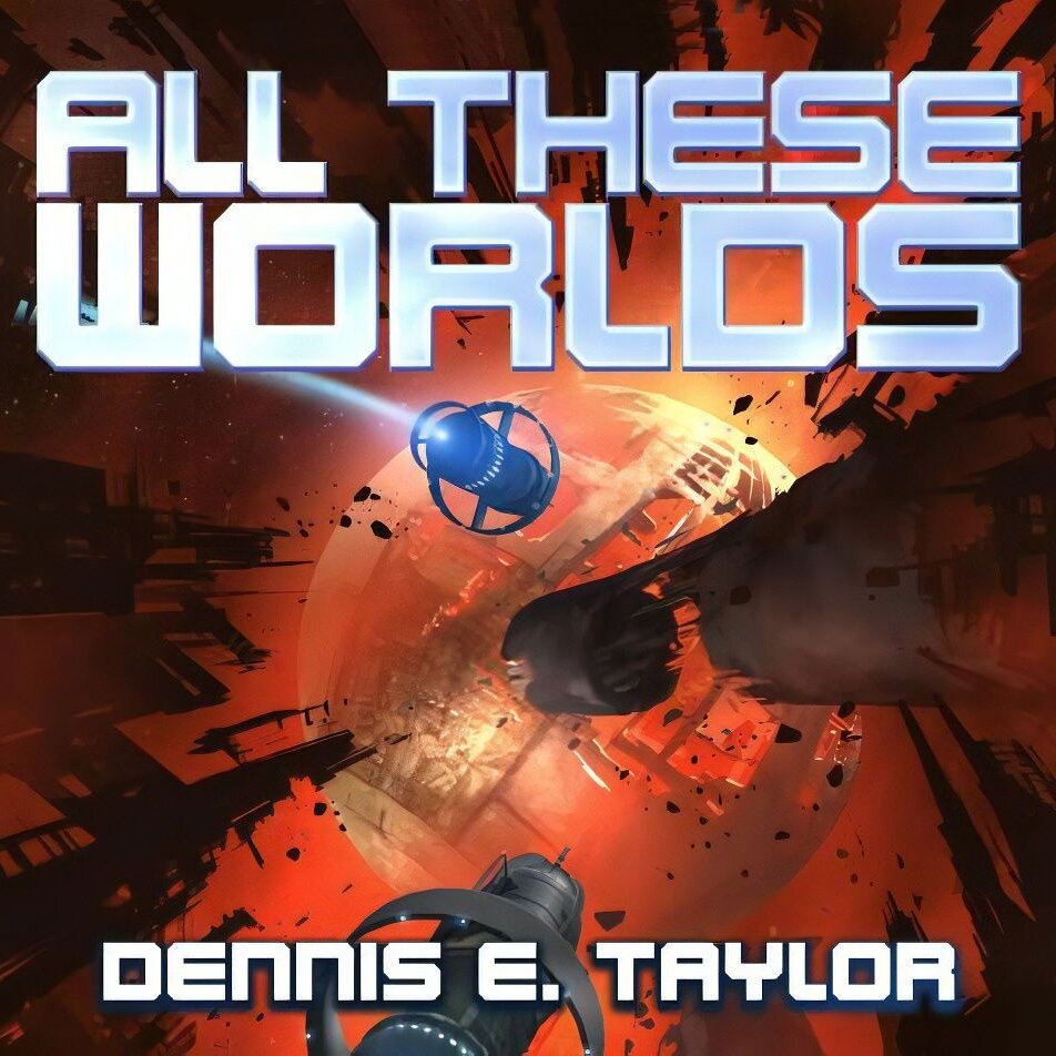 Audiobook cover for All These Worlds