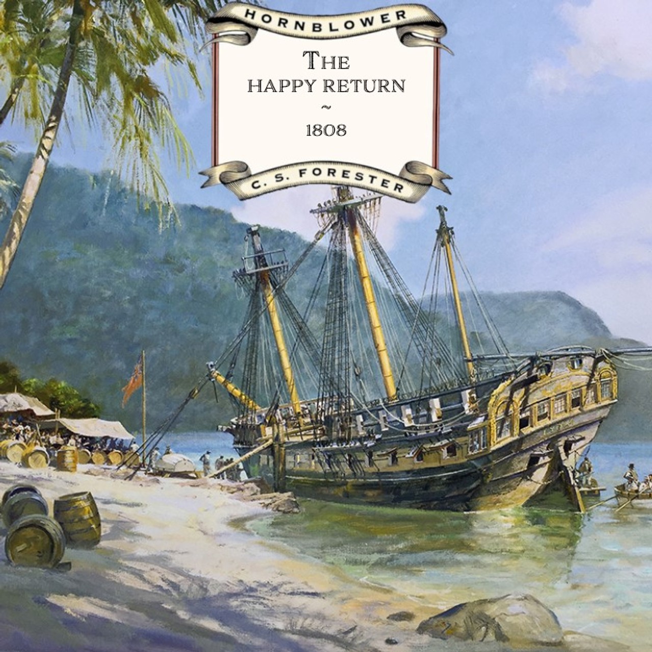 Audiobook cover for By C S Forester Captain Hornblower R.N.