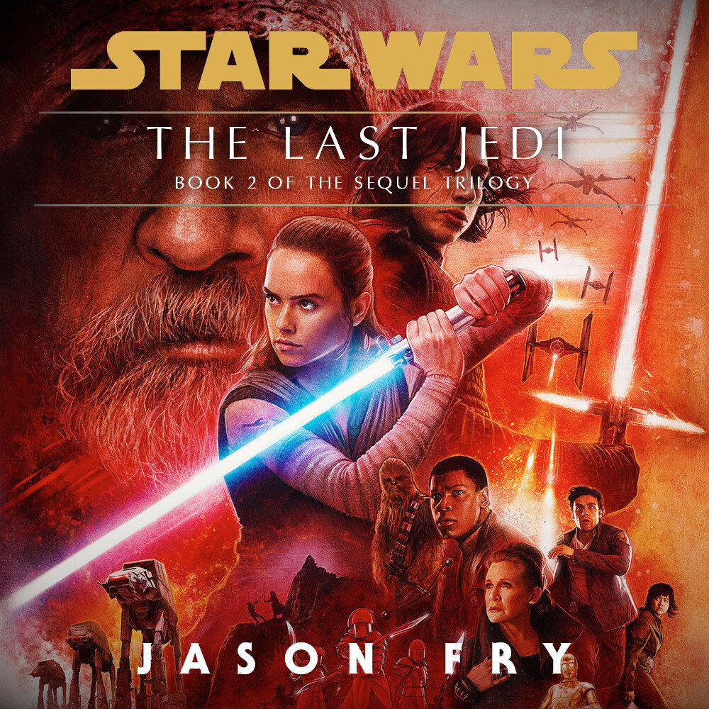 Audiobook cover for Star Wars Episode VIII - The Last Jedi