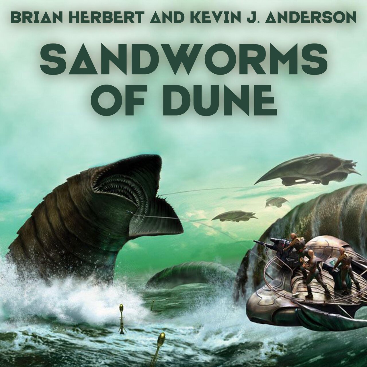 Audiobook cover for Sandworms of Dune