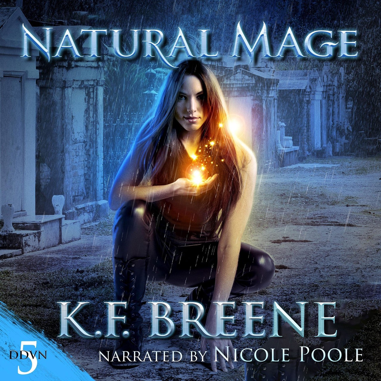 Audiobook cover for Natural Mage (Demon Days, Vampire Nights World)