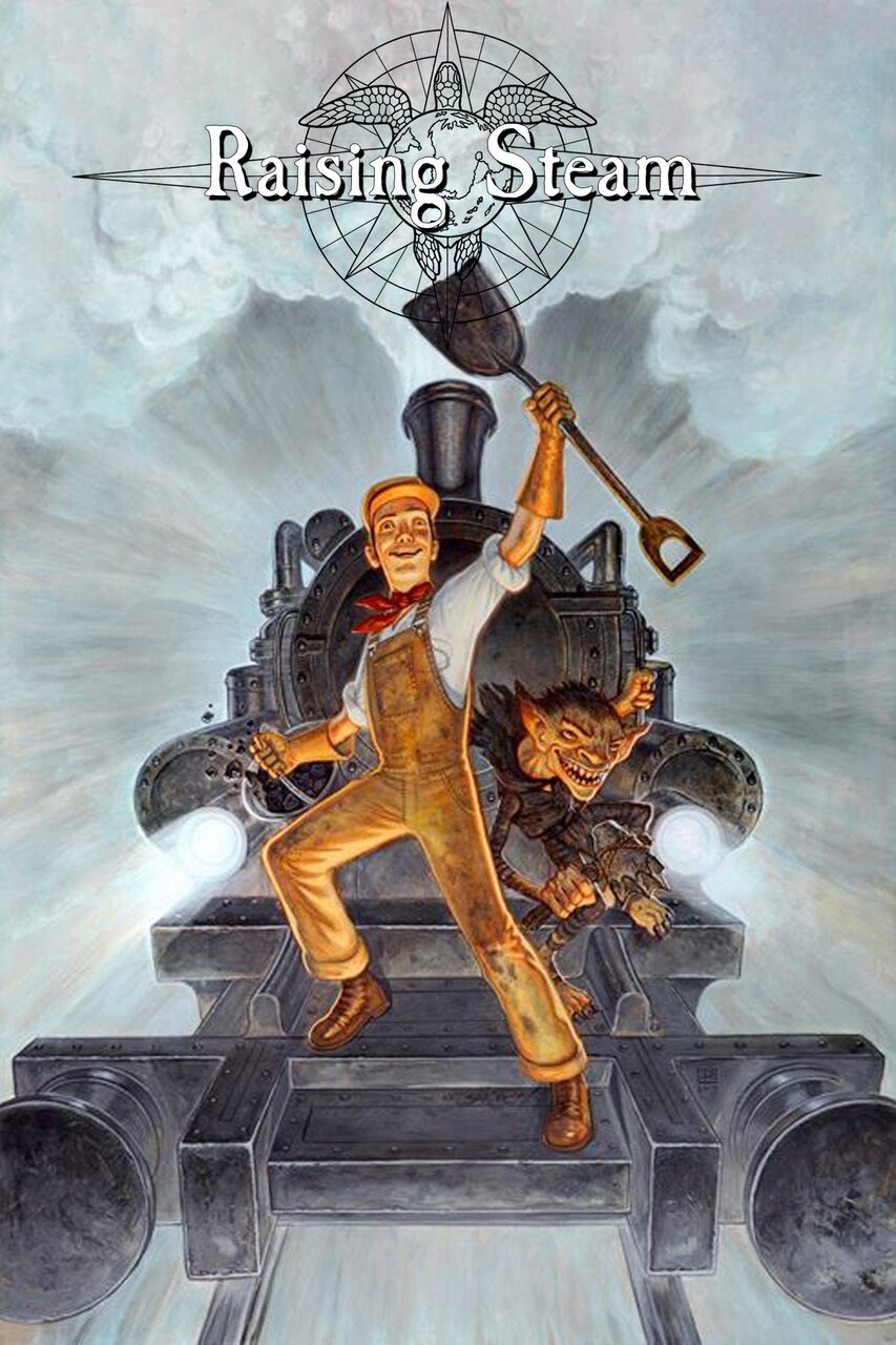 Audiobook cover for Raising Steam