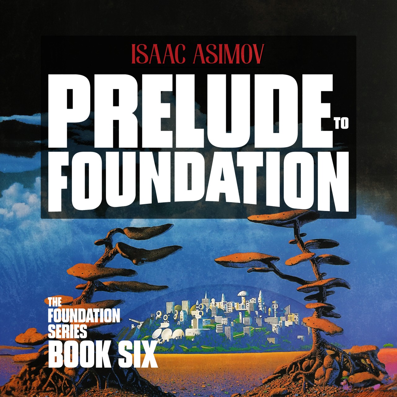 Audiobook cover for Prelude to Foundation