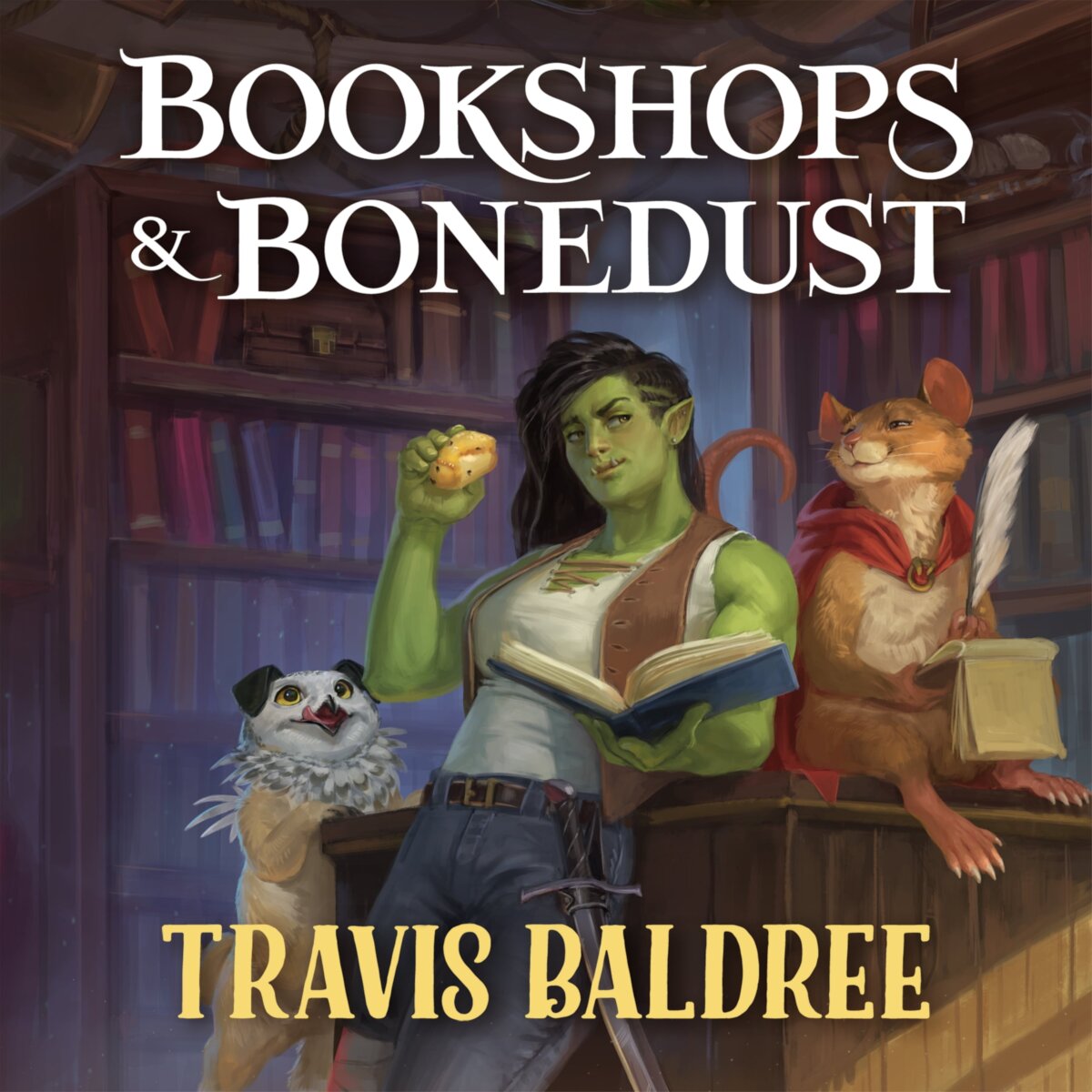 Audiobook cover for Bookshops & Bonedust