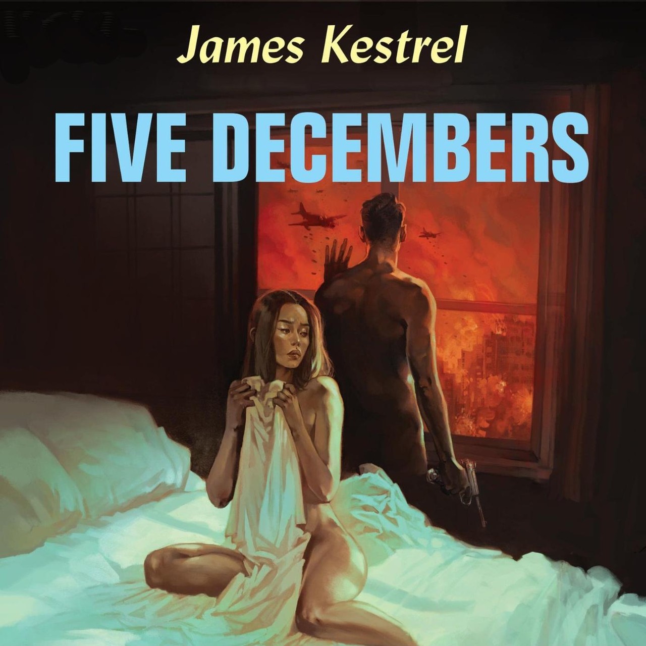 Audiobook cover for Five Decembers