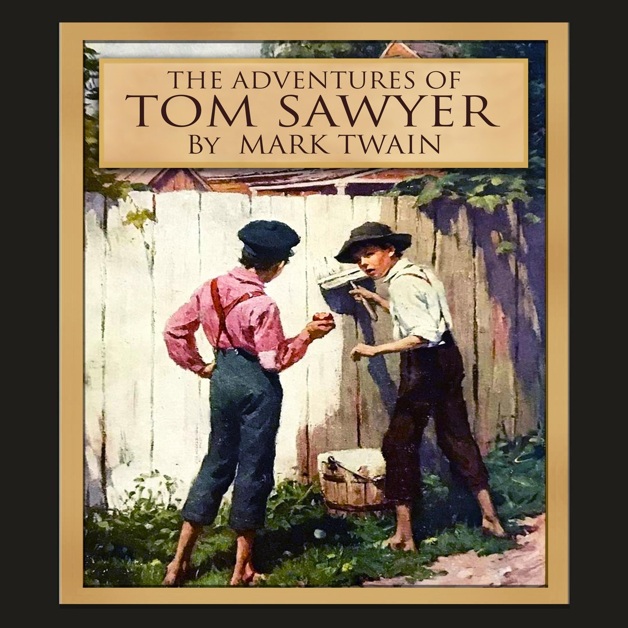 Audiobook cover for The Adventures of Tom Sawyer
