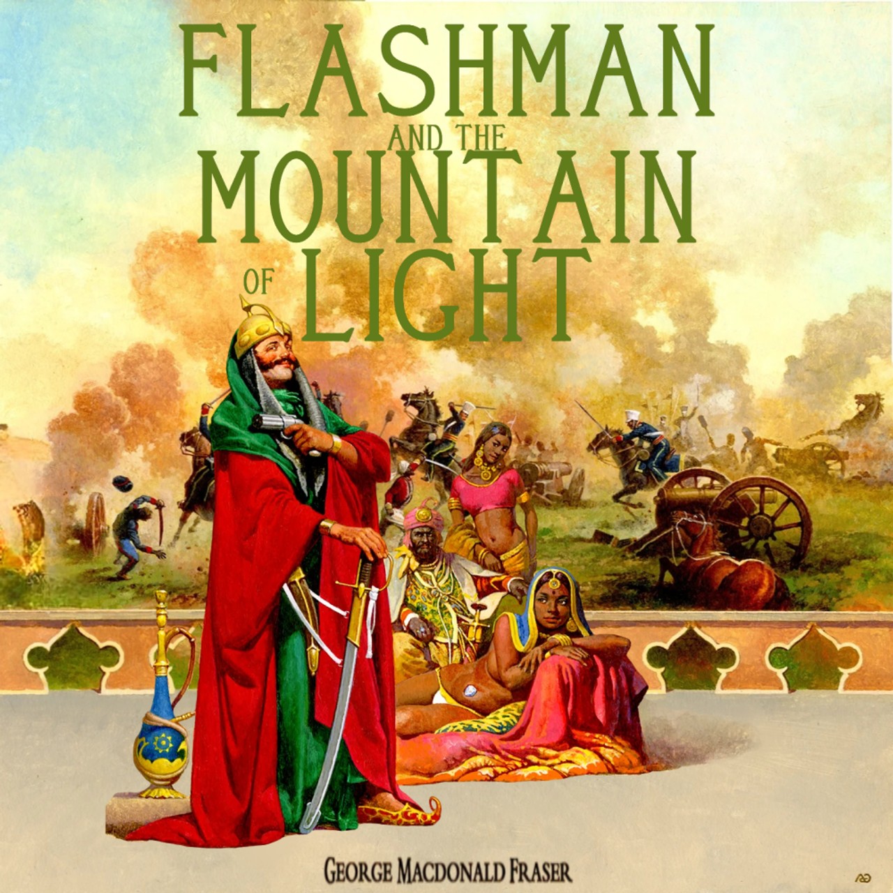 Audiobook cover for Flashman and the mountain of light: from the Flashman papers, 1845-46