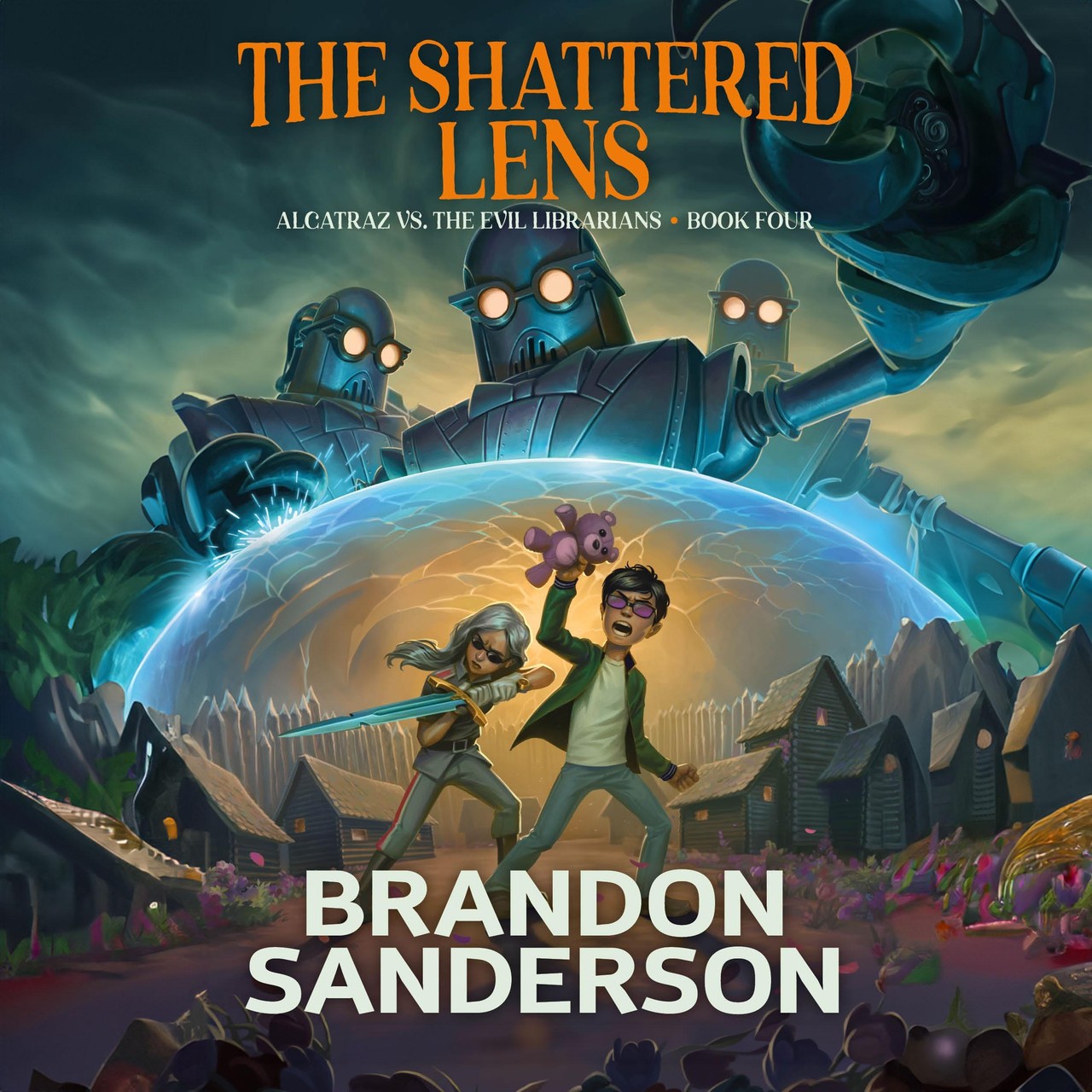 Audiobook cover for Alcatraz versus the Shattered Lens