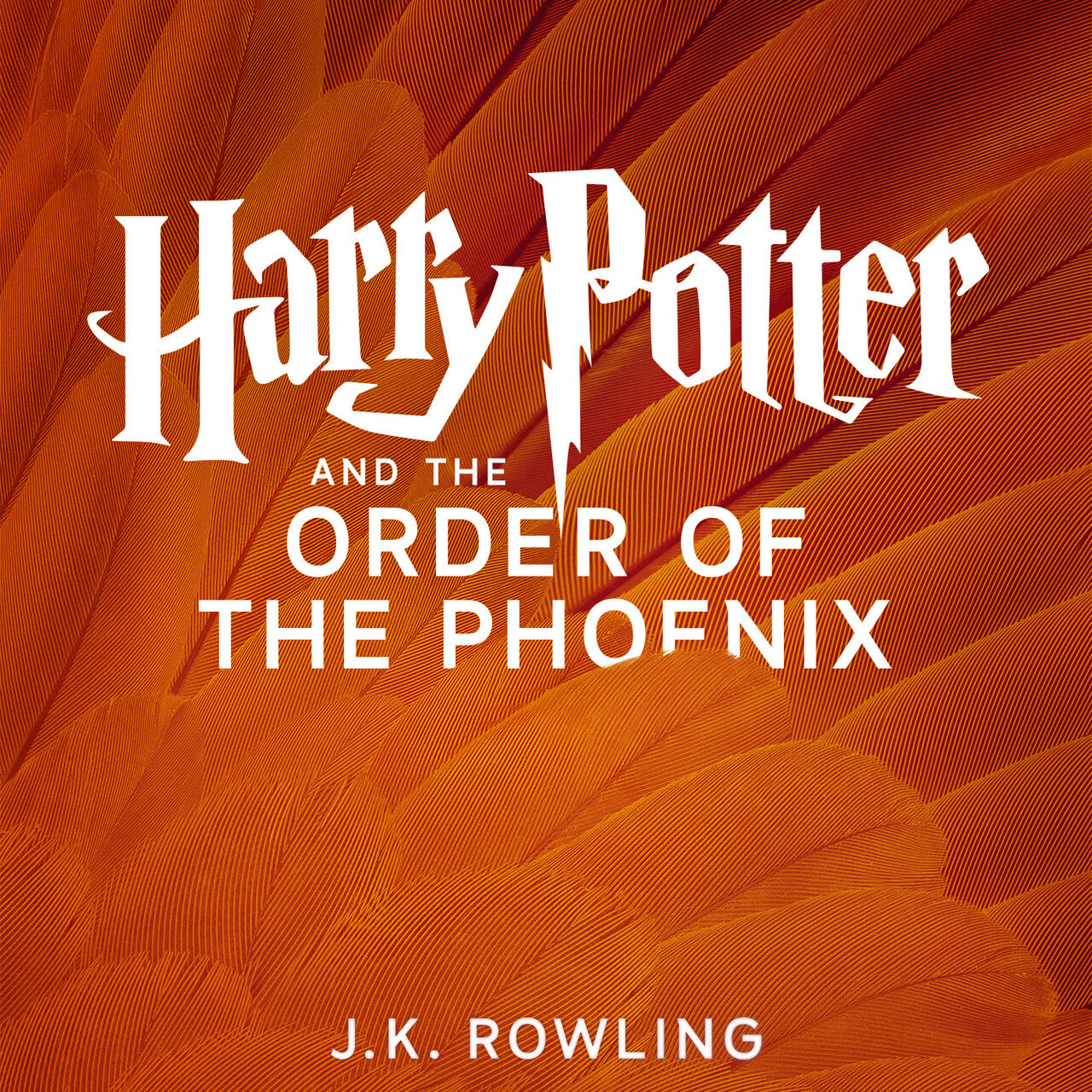 Audiobook cover for Harry Potter and the Order of the Phoenix