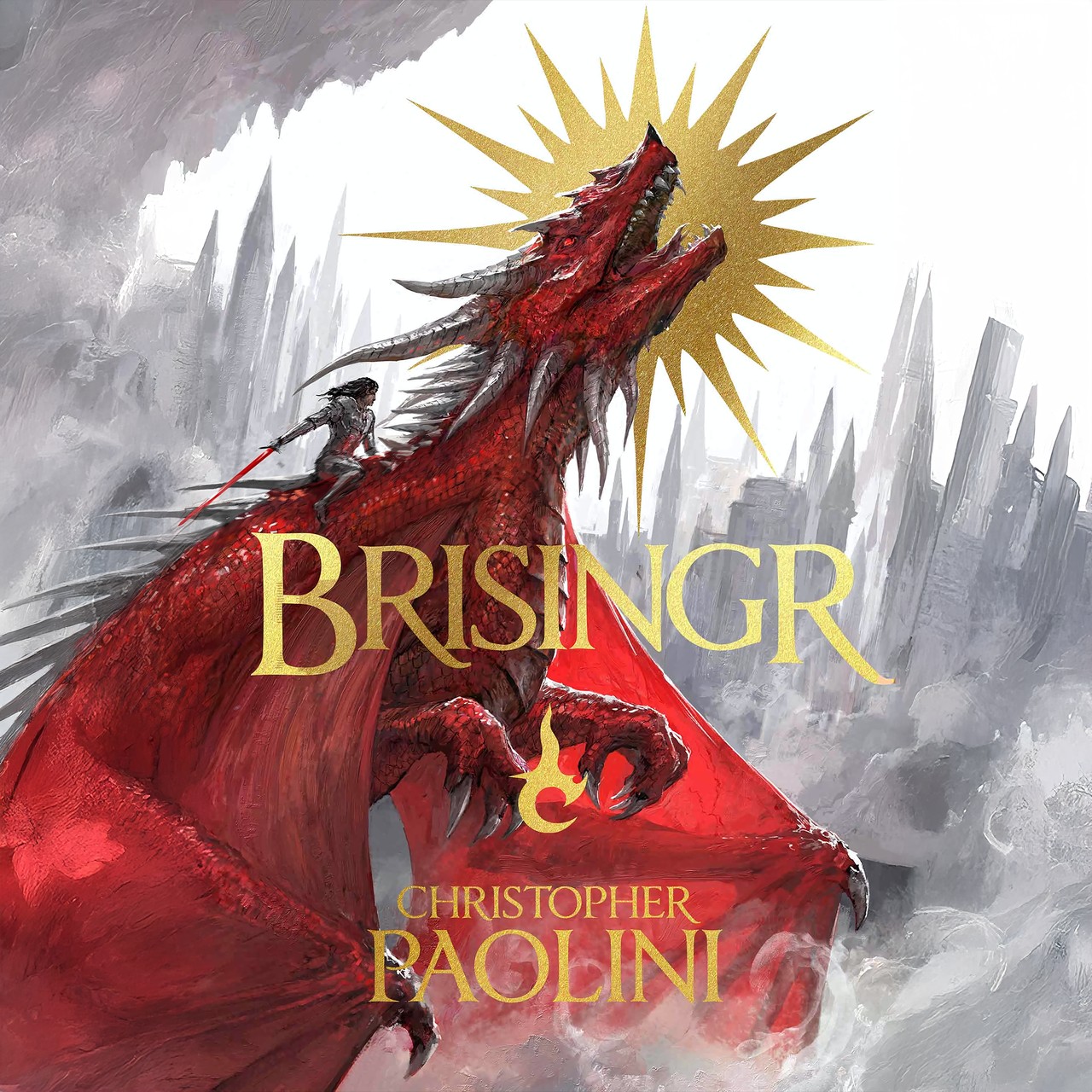 Audiobook cover for Brisingr