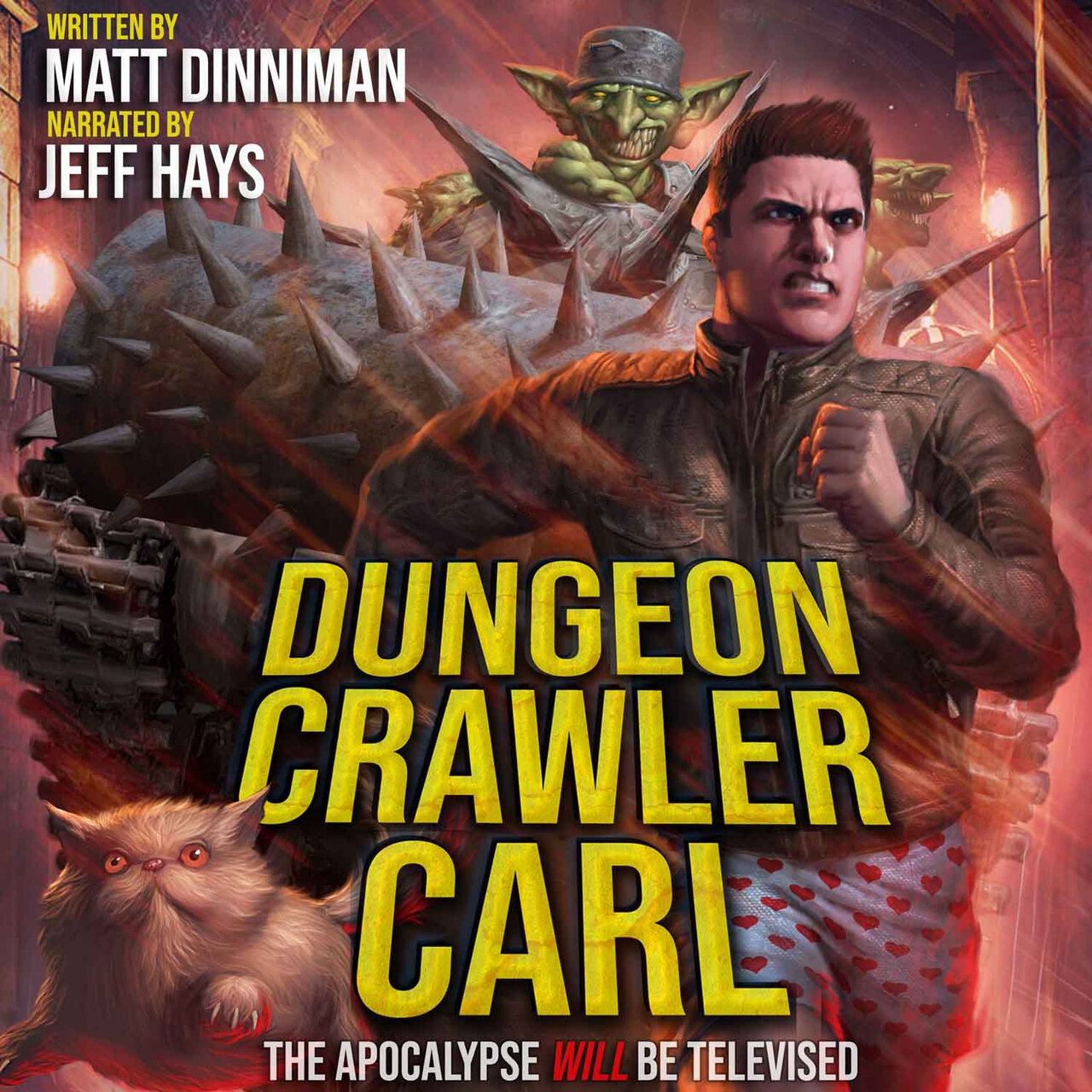 Audiobook cover for Dungeon Crawler Carl