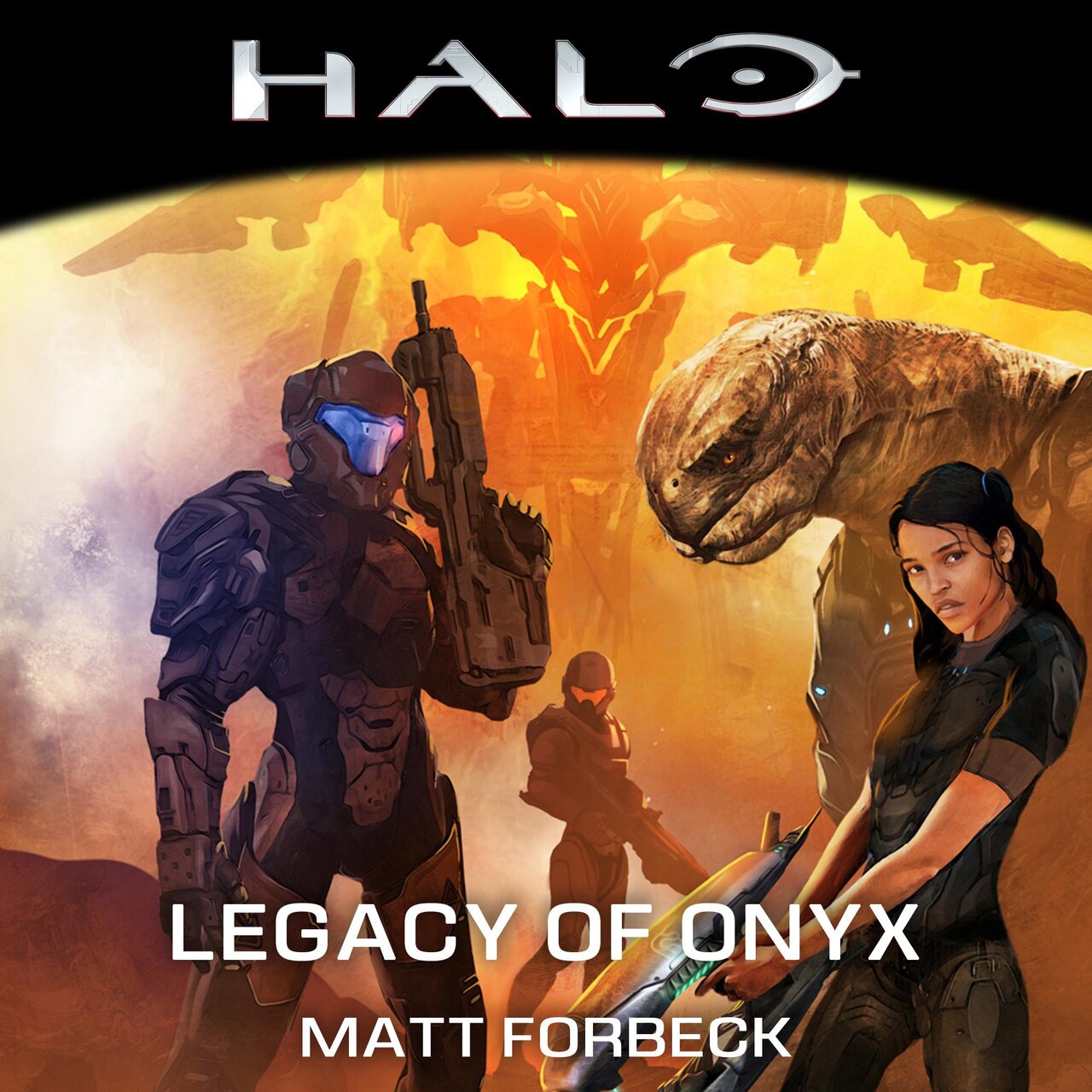 Audiobook cover for Halo: Legacy of Onyx
