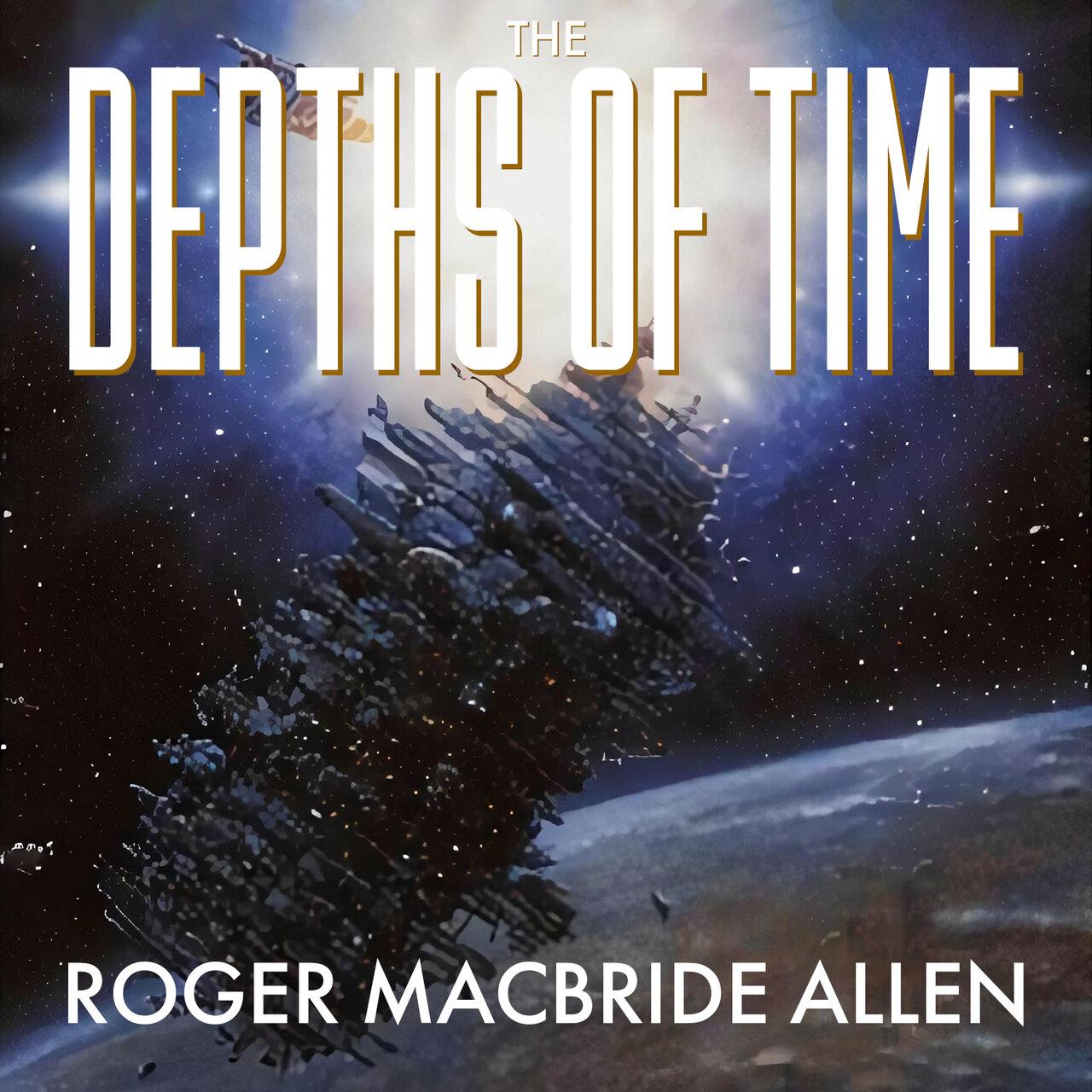 Audiobook cover for The depths of time