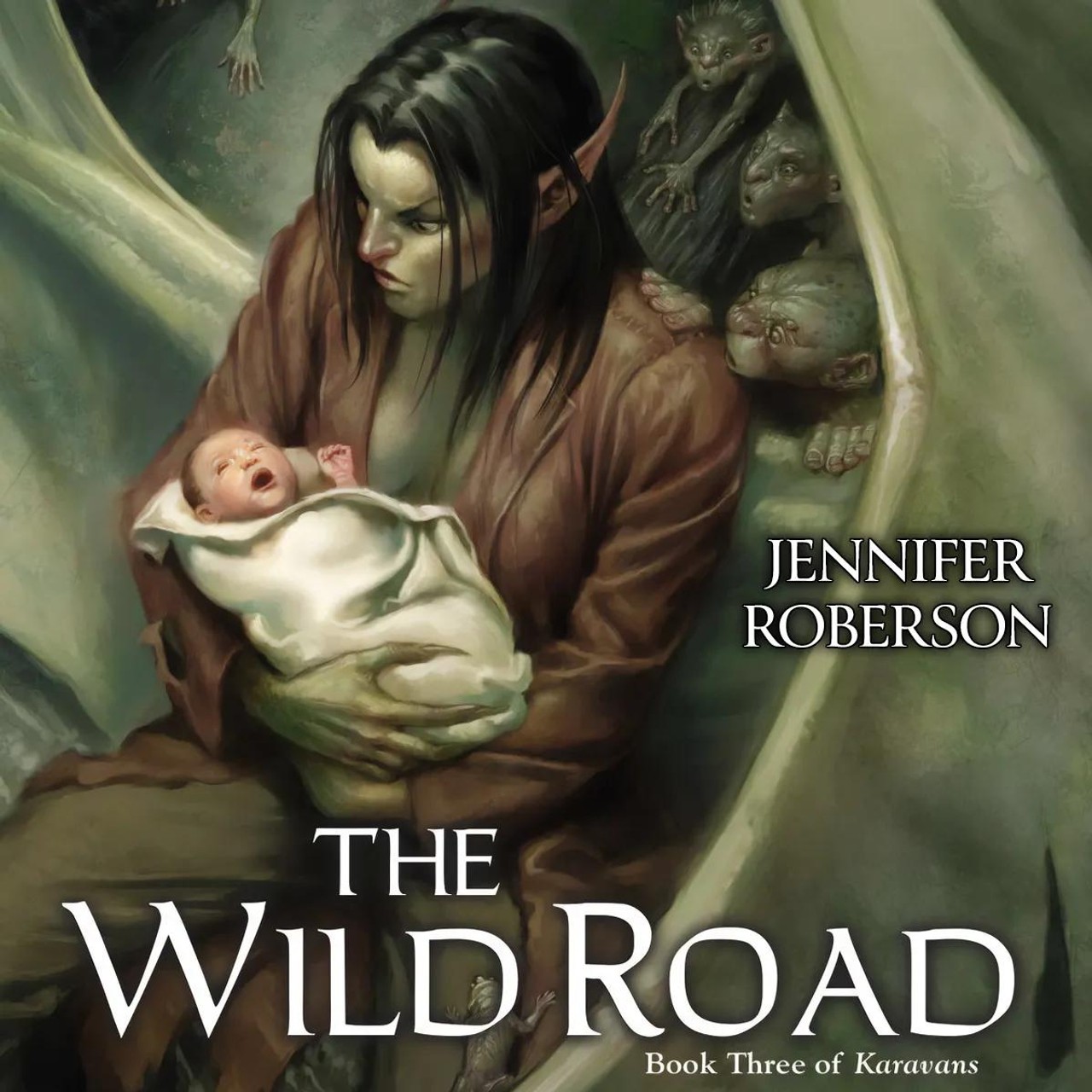 Audiobook cover for The wild road