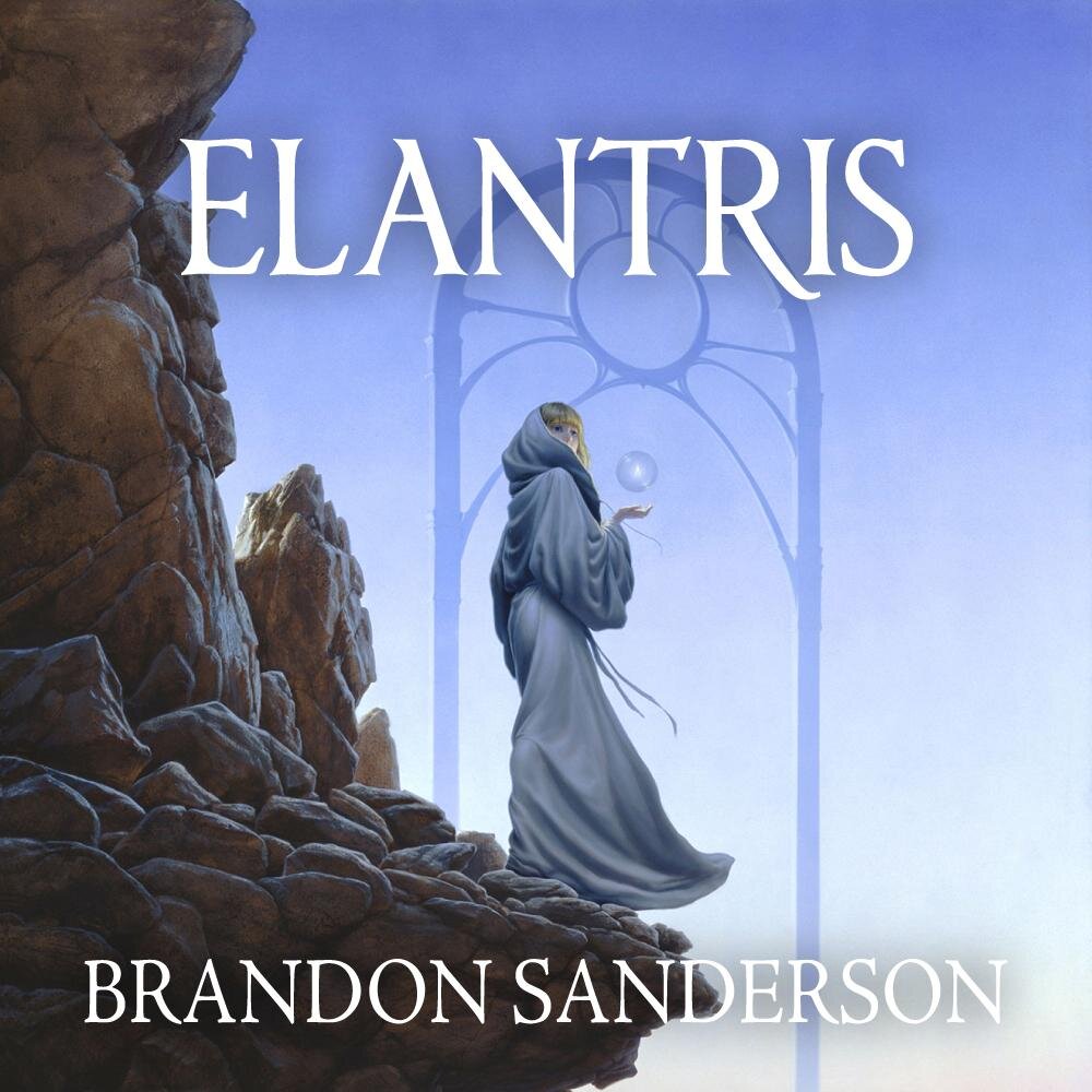 Audiobook cover for Elantris