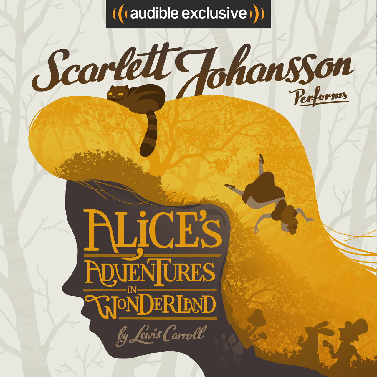 Audiobook cover for Alice's Adventures in Wonderland
