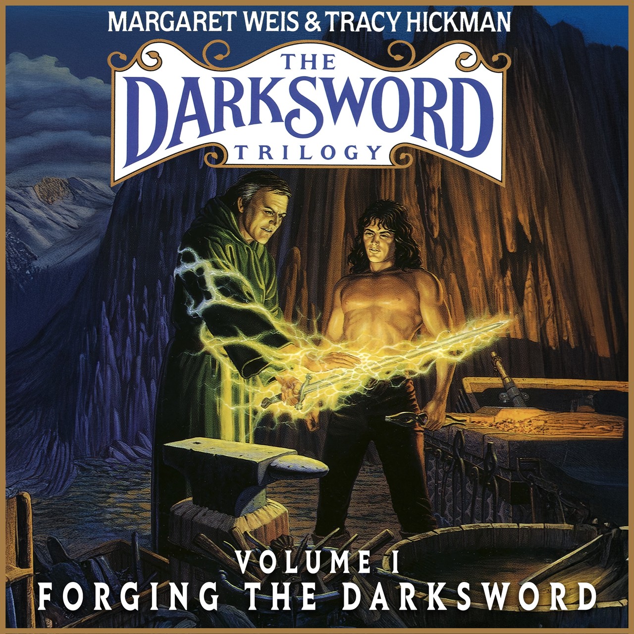 Audiobook cover for Forging the Darksword