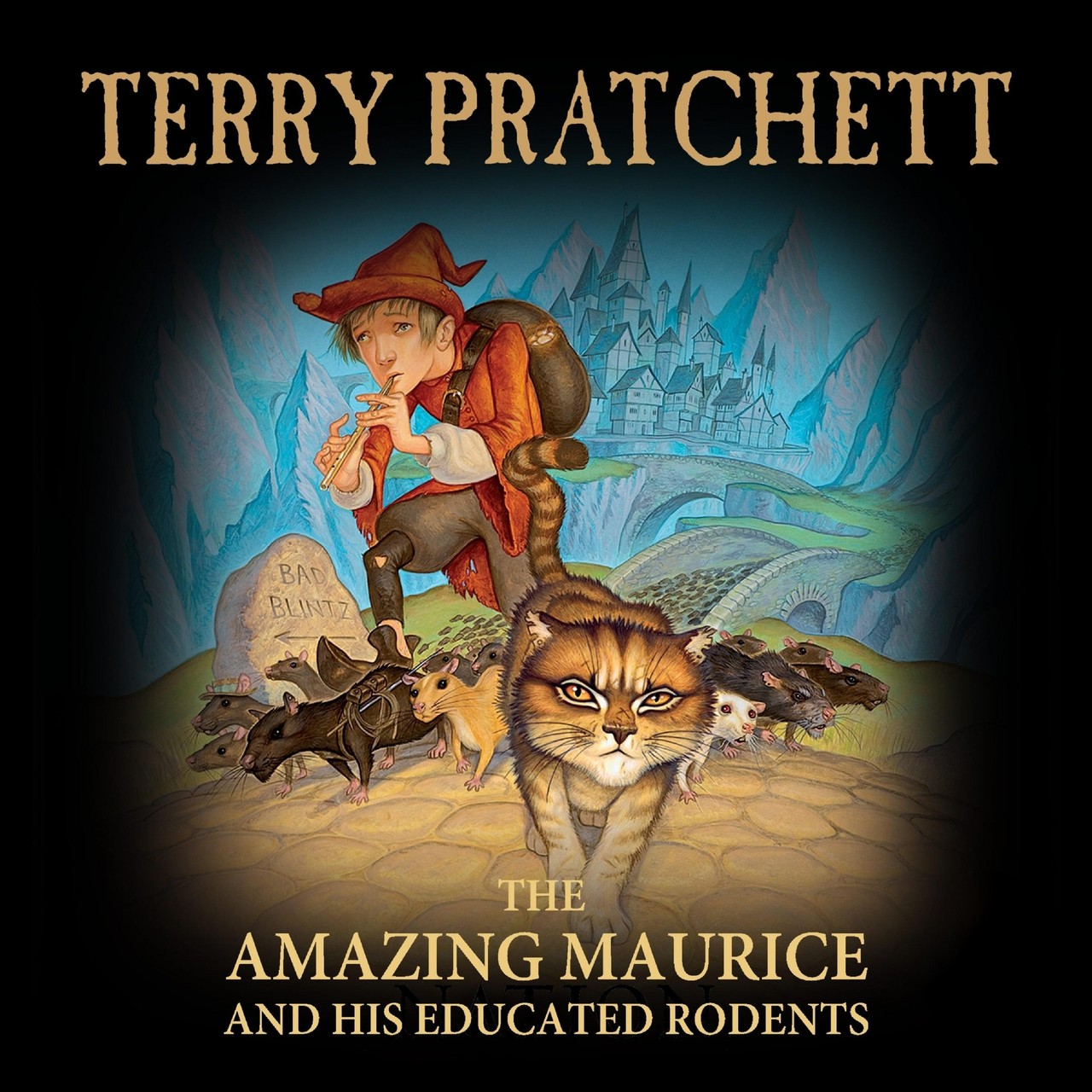 Audiobook cover for The Amazing Maurice and His Educated Rodents